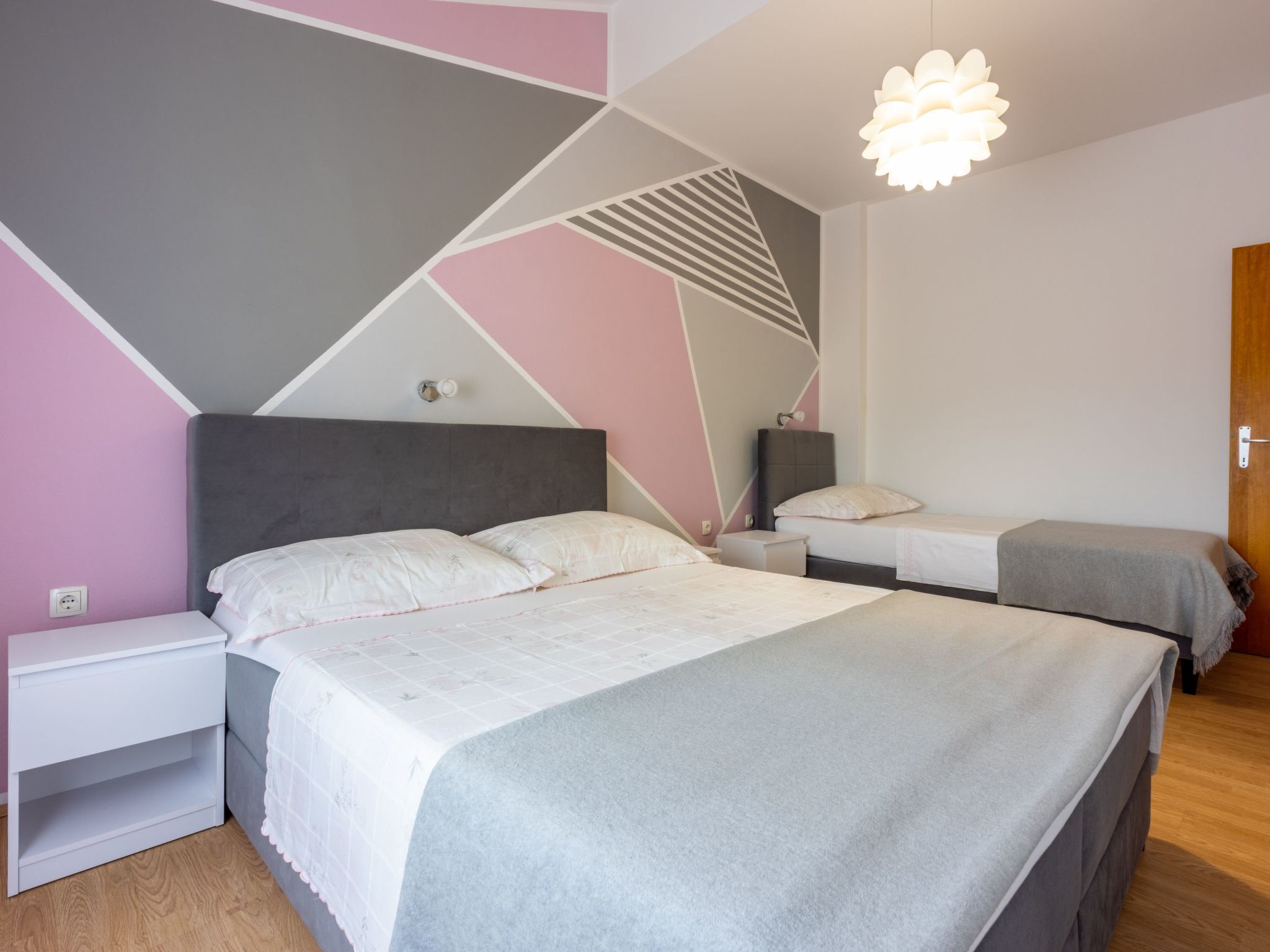 Wohnung für 6 Personen mit Balkon und Meerblick-Binnen