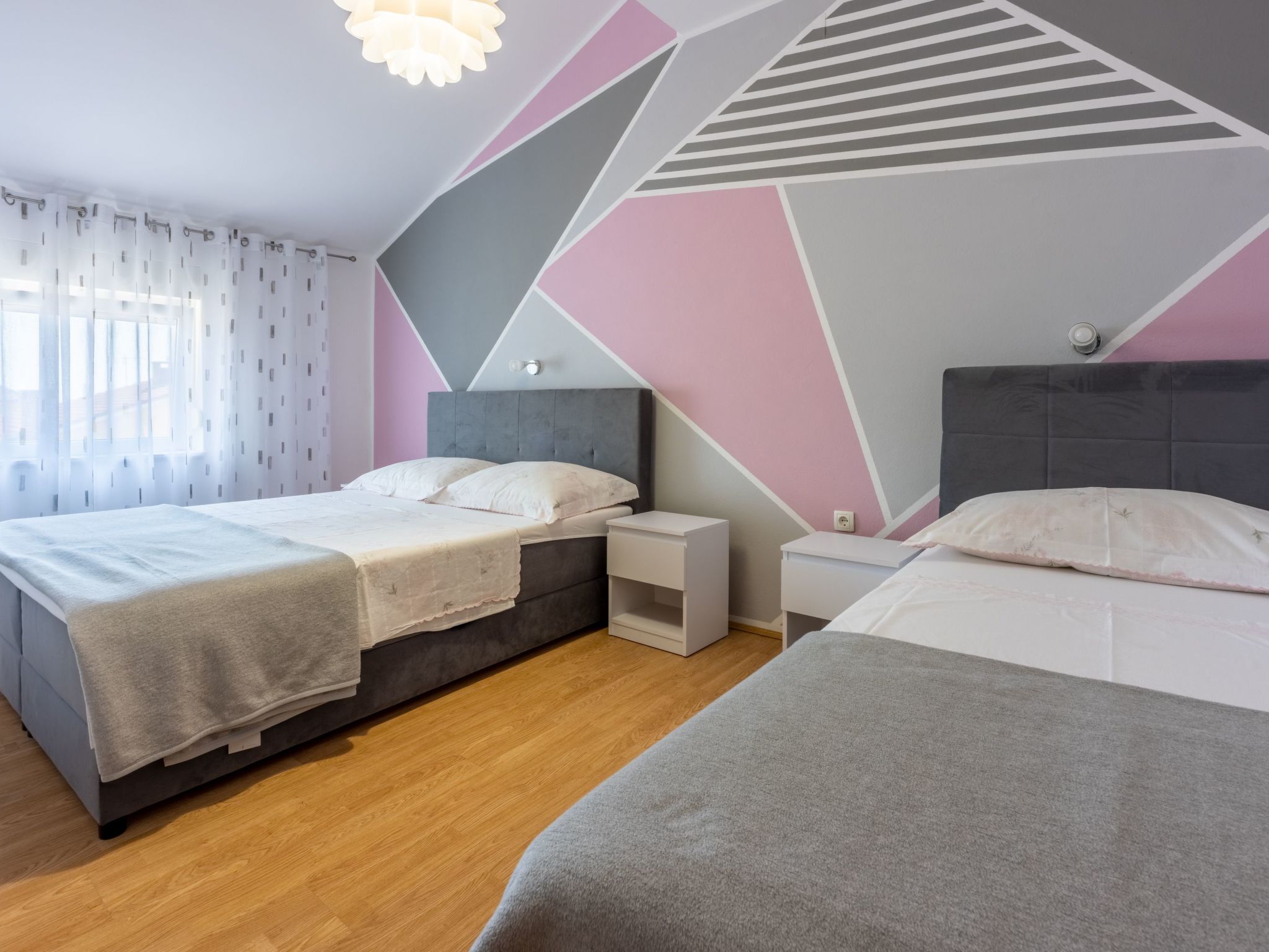 Wohnung für 6 Personen mit Balkon und Meerblick-Binnen