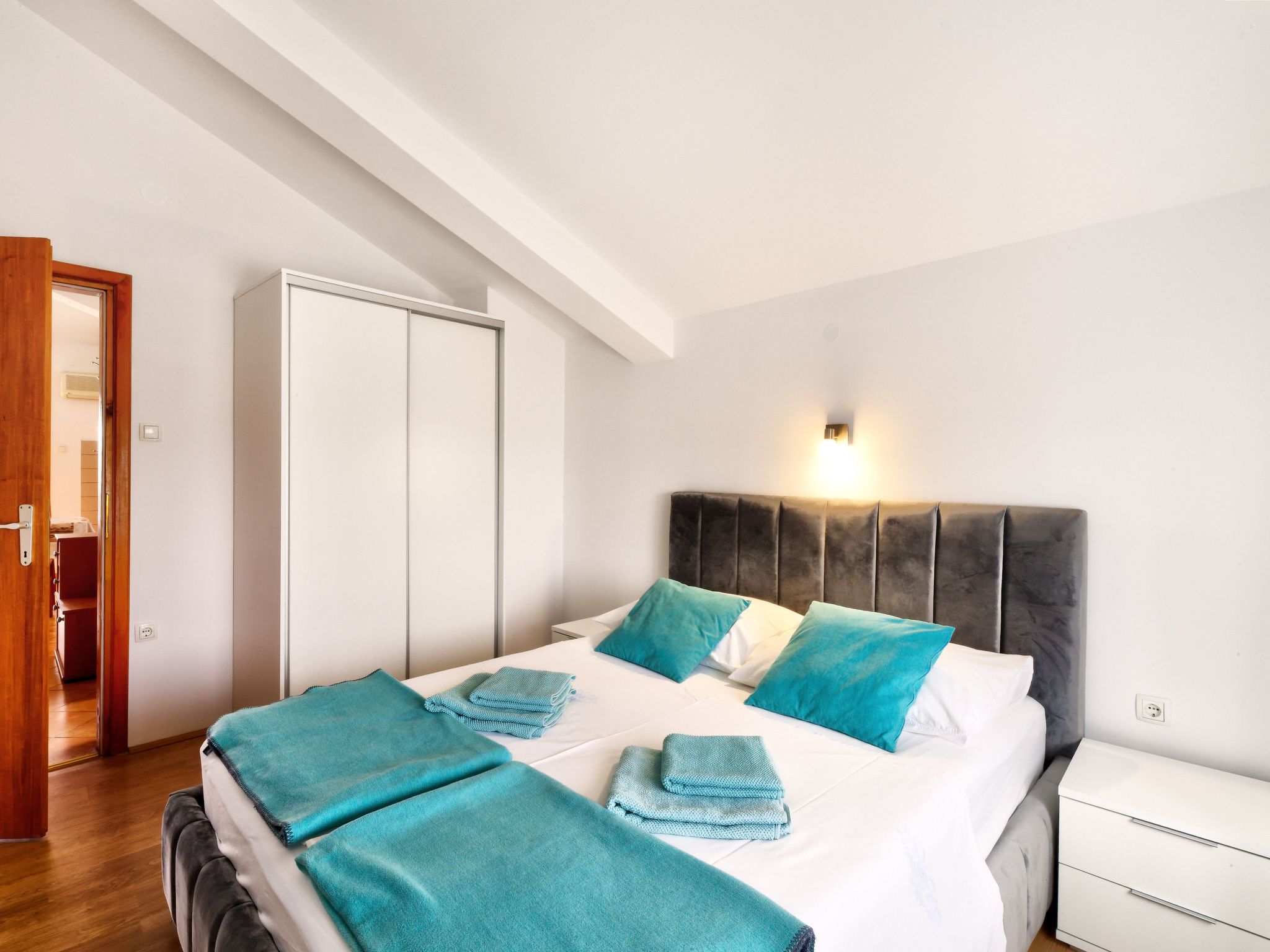 Wohnung für 6 Personen mit Balkon und Meerblick-Binnen