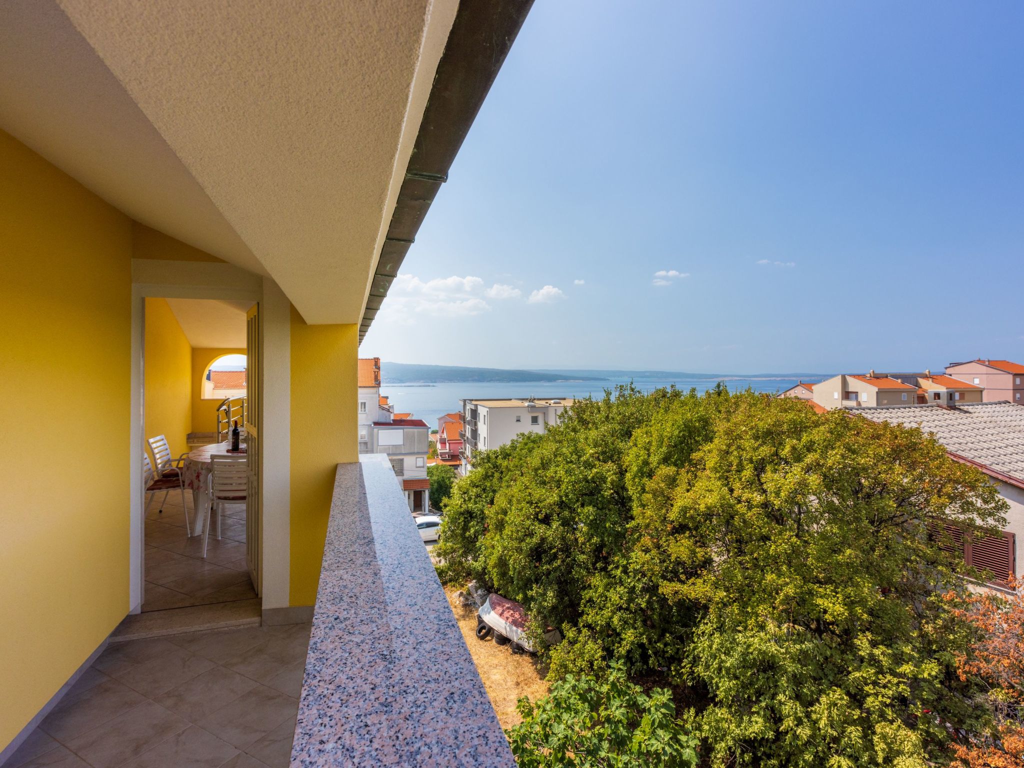 Wohnung für 6 Personen mit Balkon und Meerblick-Binnen
