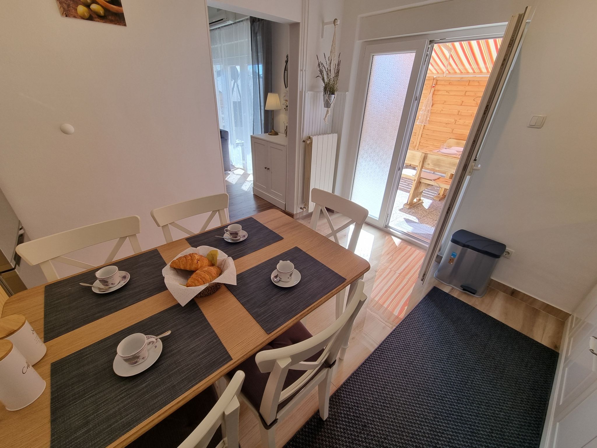 Wohnung mit Terrasse und Grill in Strandnähe-Inside