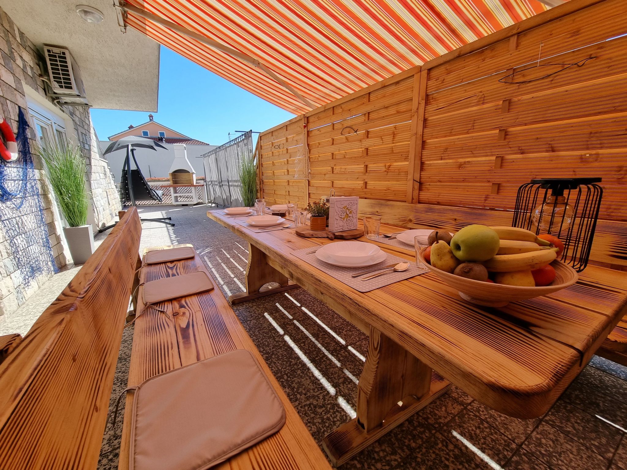 Wohnung mit Terrasse und Grill in Strandnähe-Inside