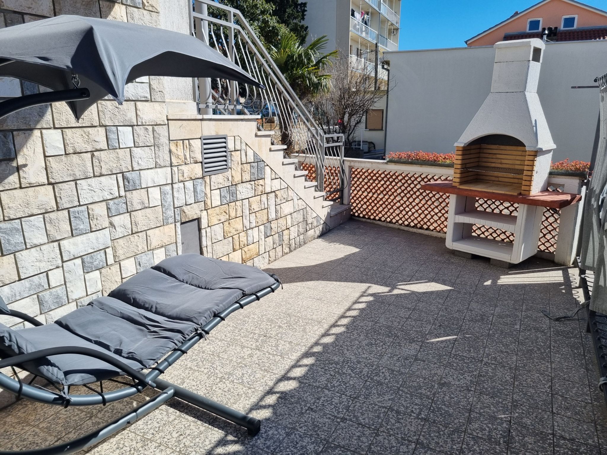 Wohnung mit Terrasse und Grill in Strandnähe-Inside