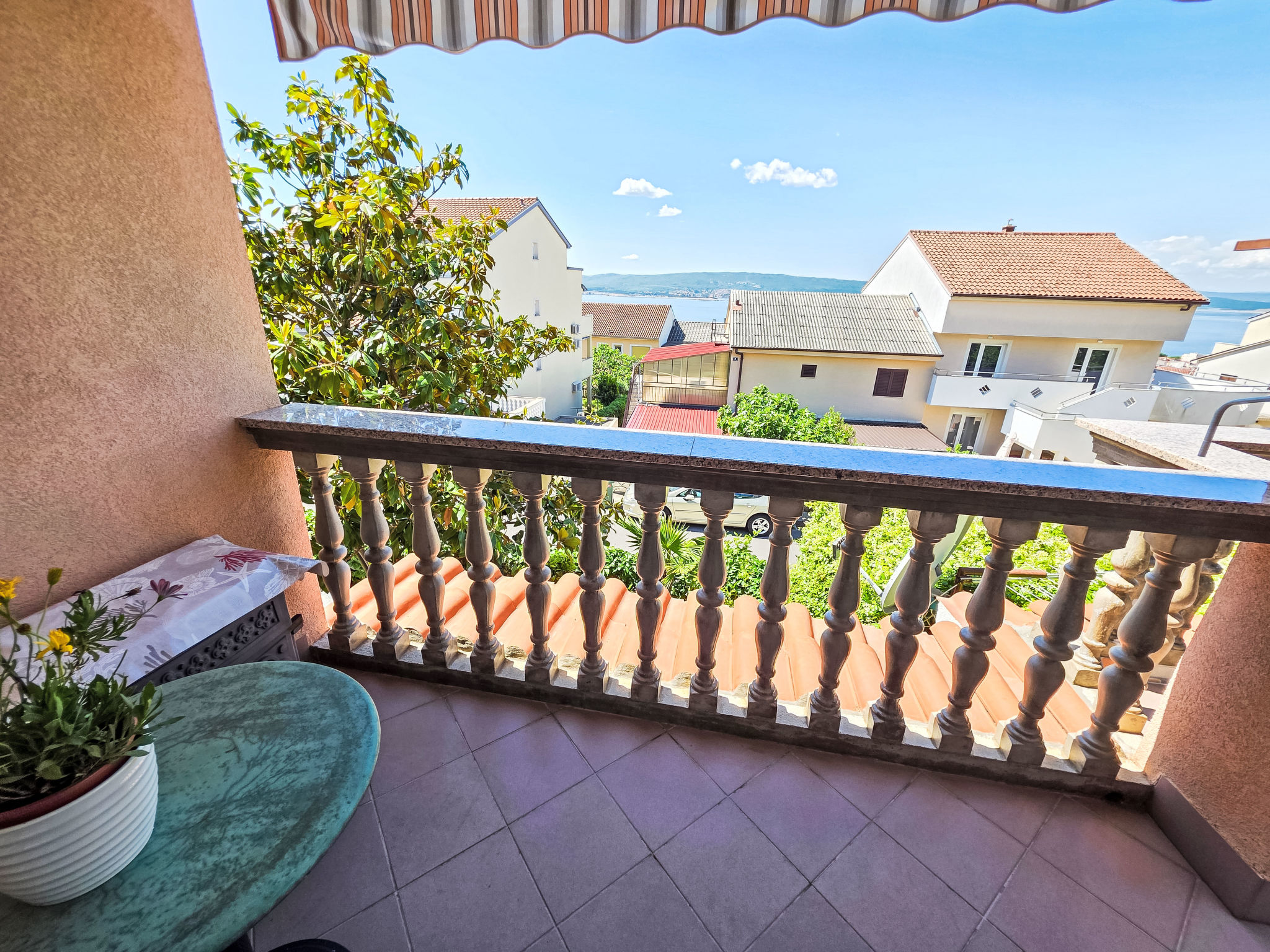 Wohnung in Crikvenica mit Terrasse und Grill - Draußen