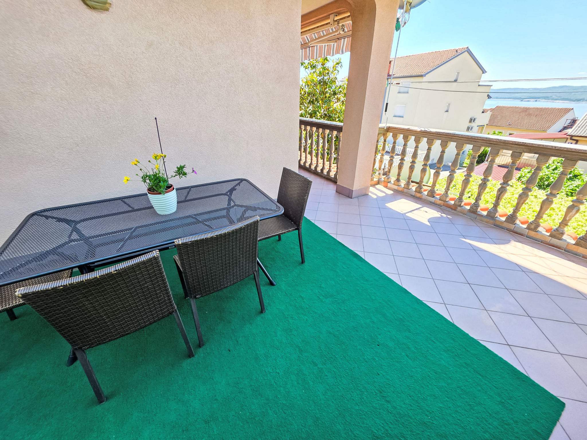 Wohnung in Crikvenica mit Terrasse und Grill - Draußen
