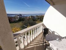 Appartement für 2-3 Personen mit Balkon