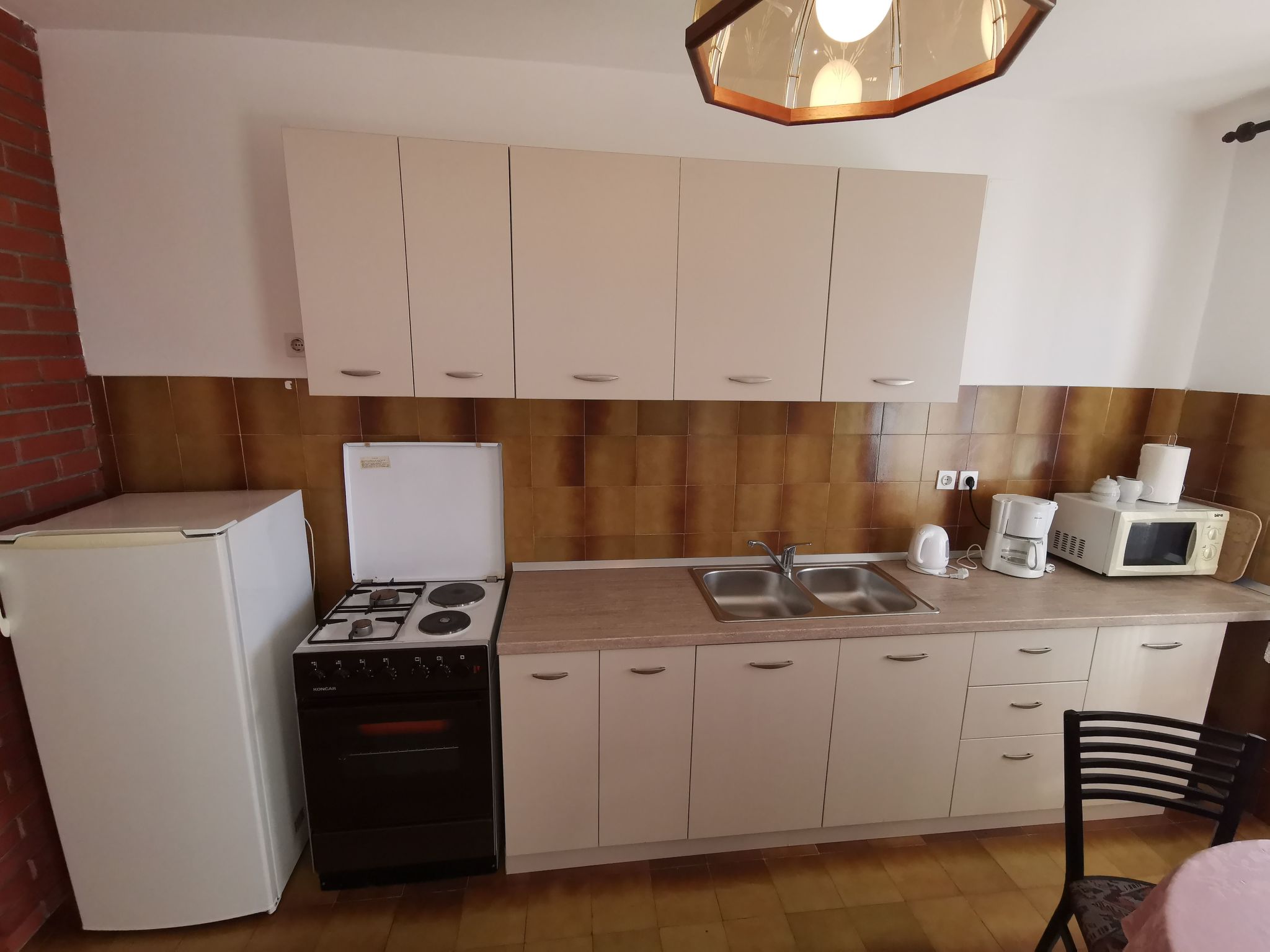 Appartement für 2-3 Personen mit Balkon-Dedans