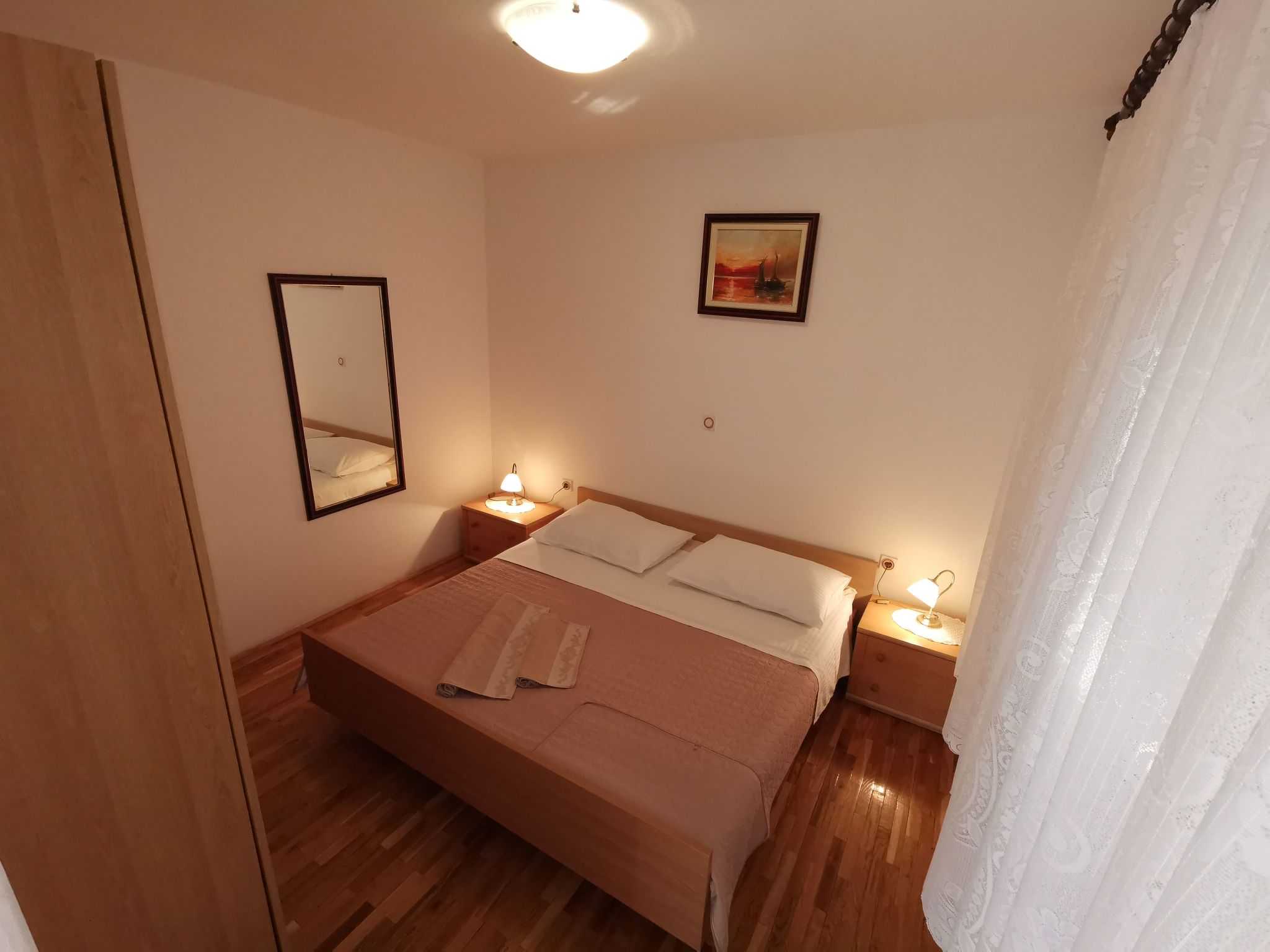 Appartement für 2-3 Personen mit Balkon-Dedans