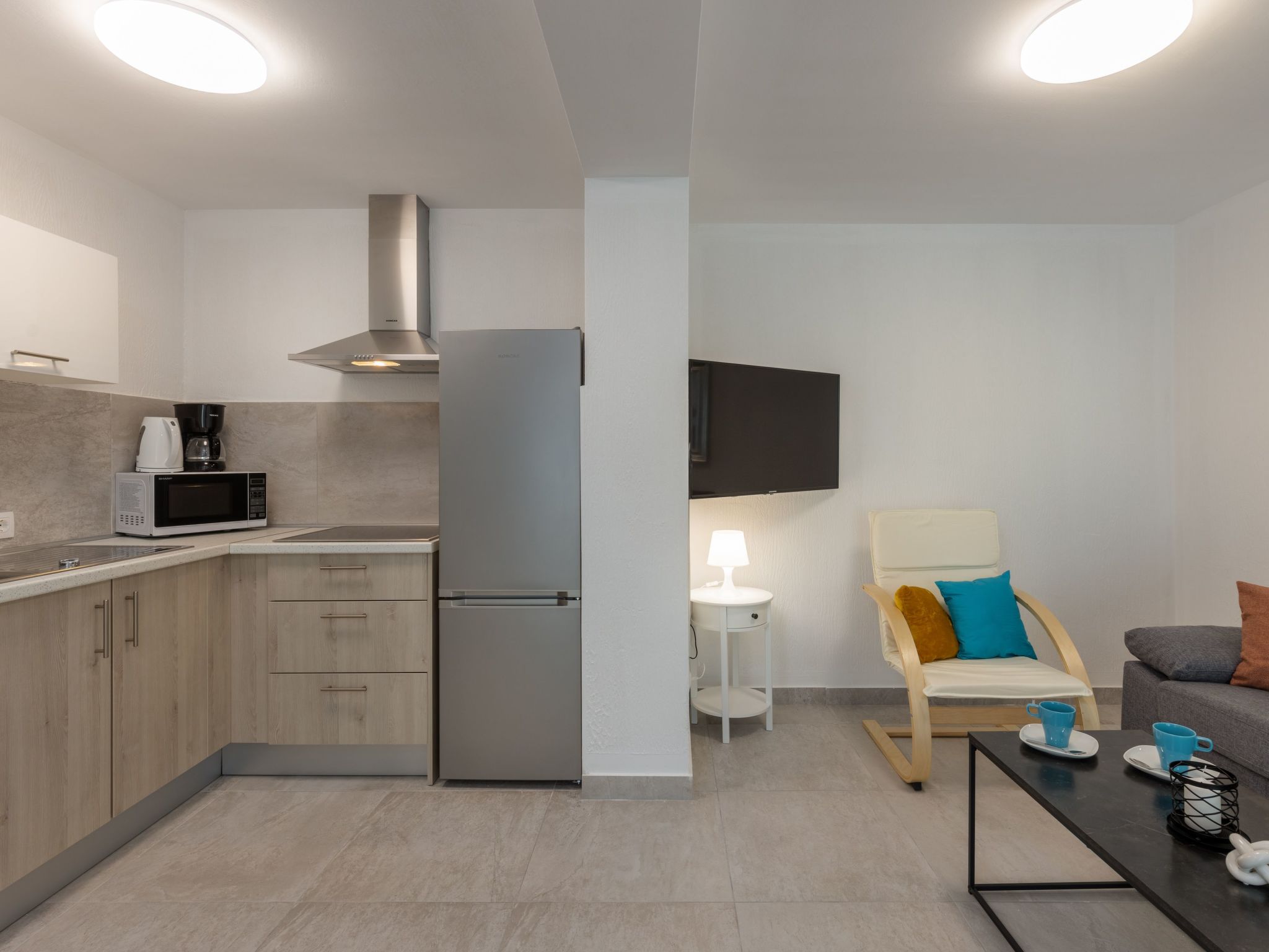 Modernes Apartment in Crikvenica mit Gemeinschaftspool