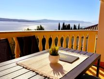 Prachtig appartement met balkon en panoramisch uitzicht op de Adriatische Zee in Crikvenica - thumbnail 1