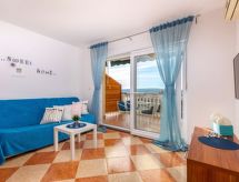 Prachtig appartement met balkon en panoramisch uitzicht op de Adriatische Zee in Crikvenica - thumbnail 6