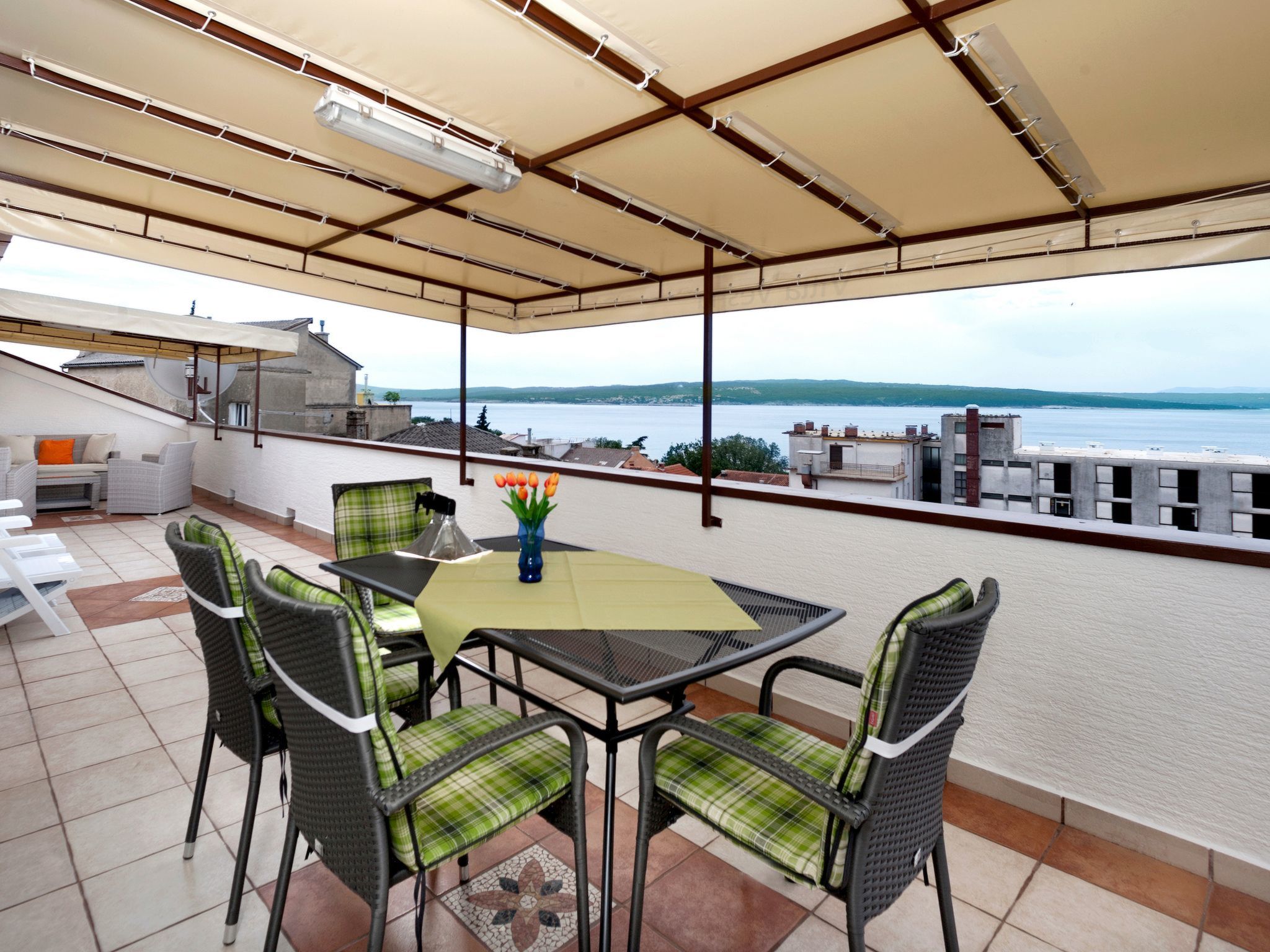 Familienferienwohnung mit Meerblick-Inside