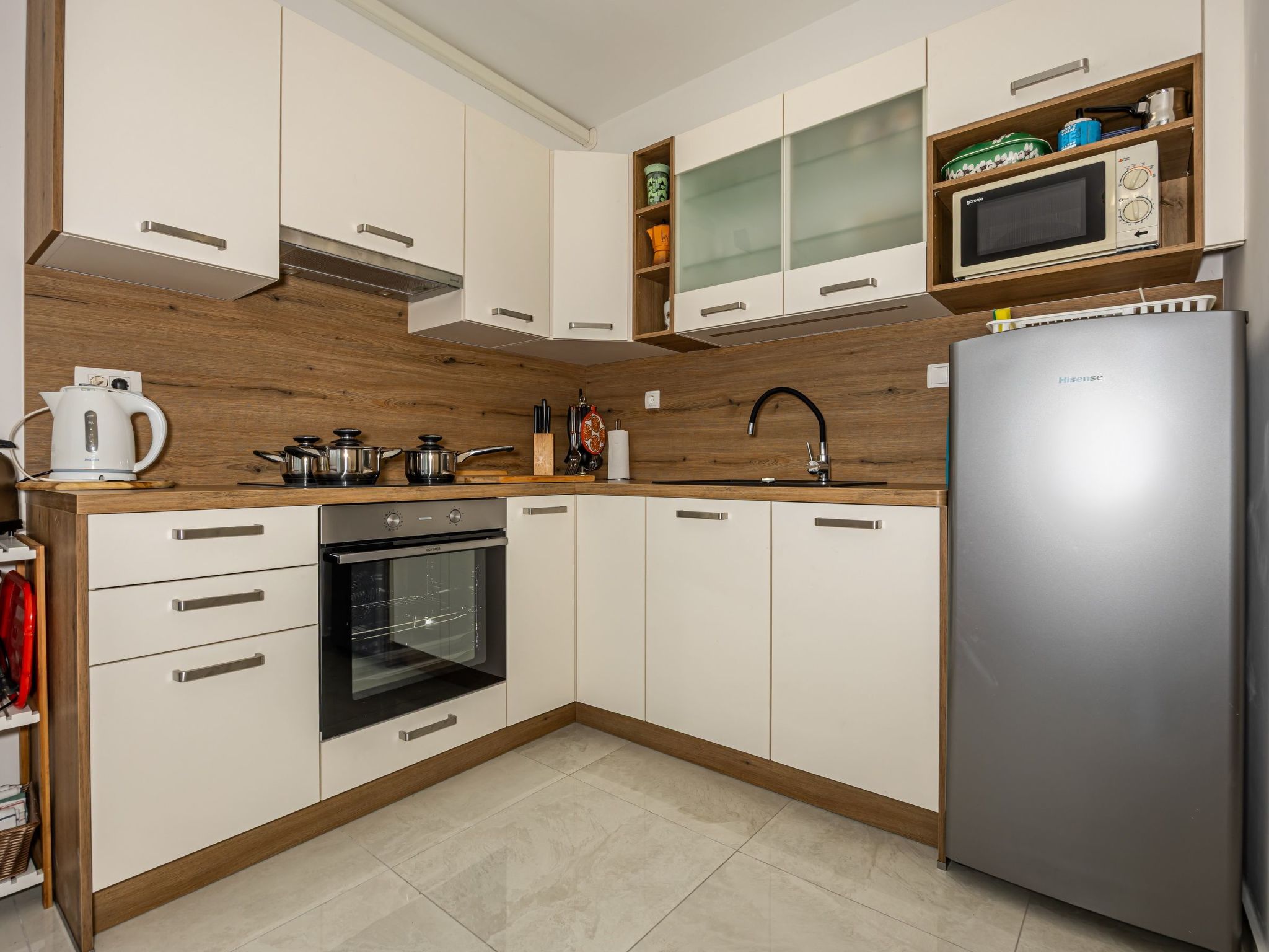 Familienappartement Balkon und Loggia mit Meerblick-Inside