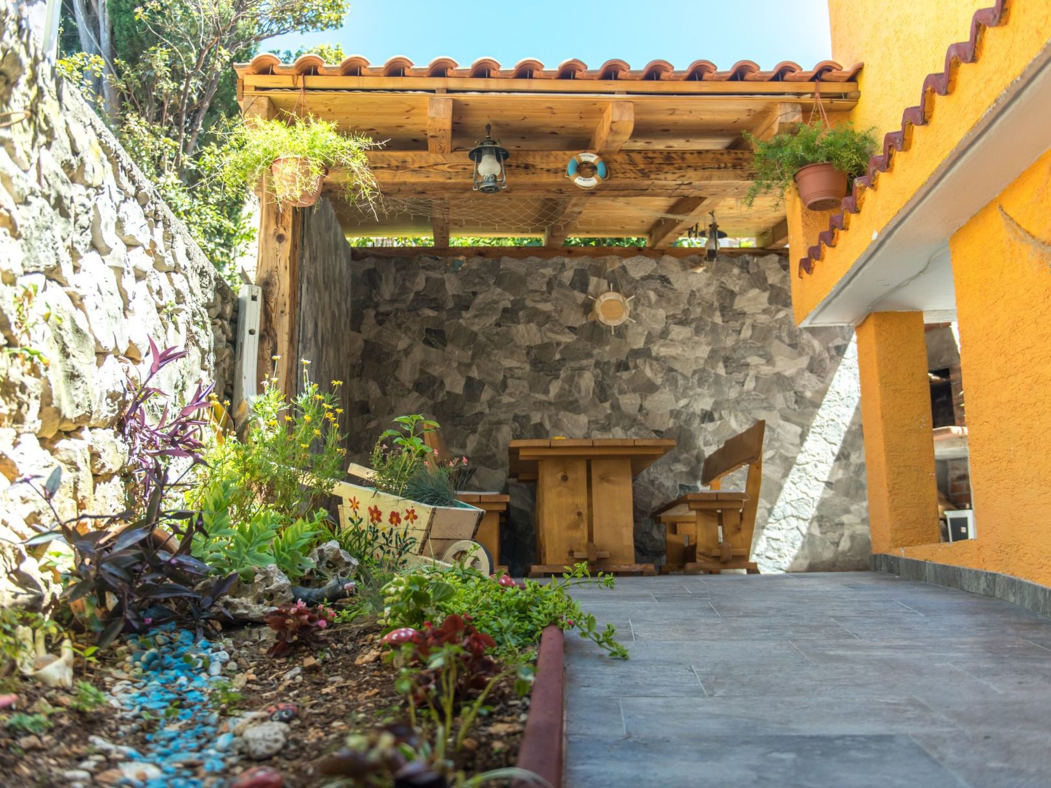 Ferienvilla "Goran" mit Blick auf das Wasser-Dehors