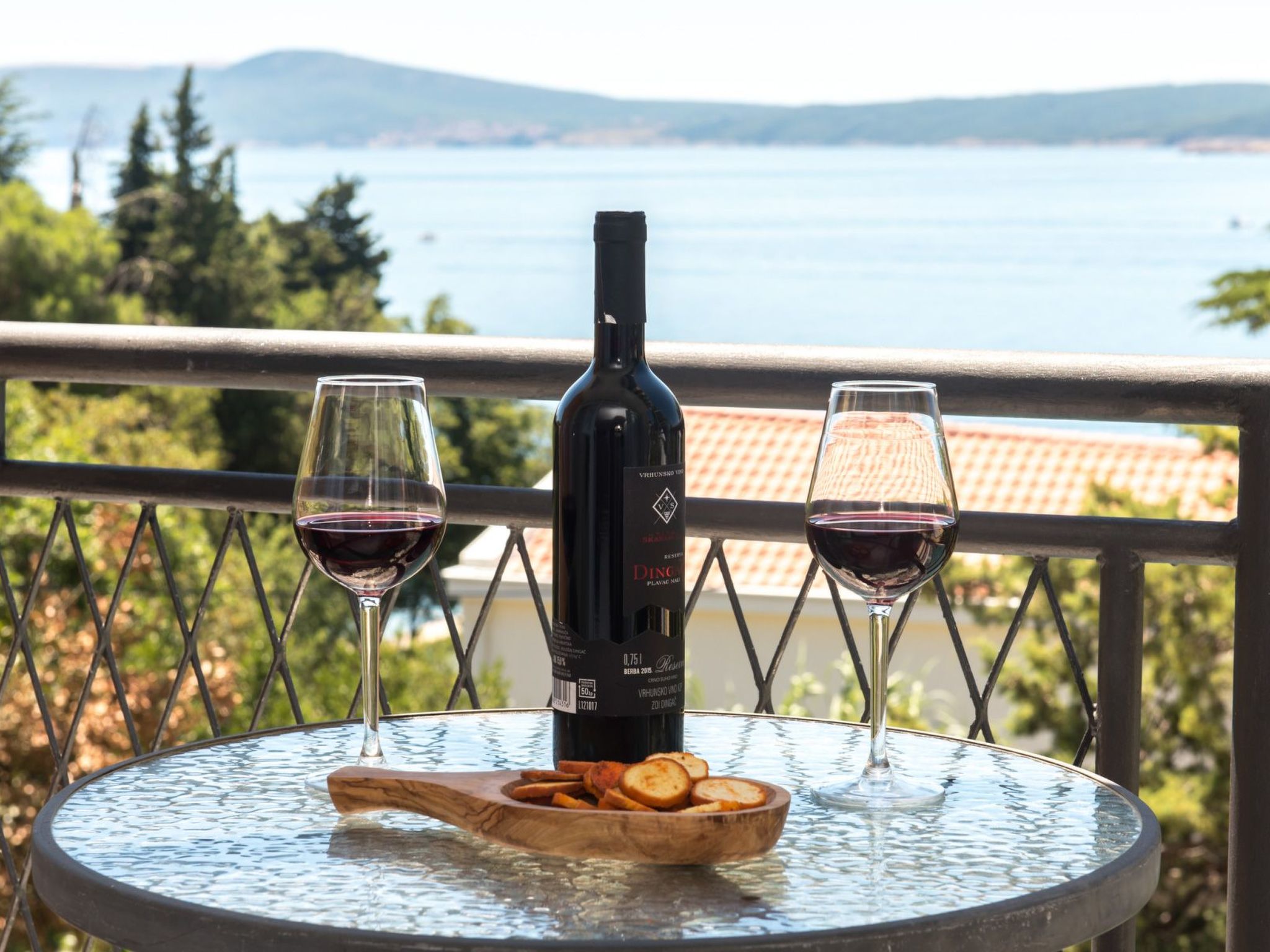 Ferienvilla "Goran" mit Blick auf das Wasser-Dehors