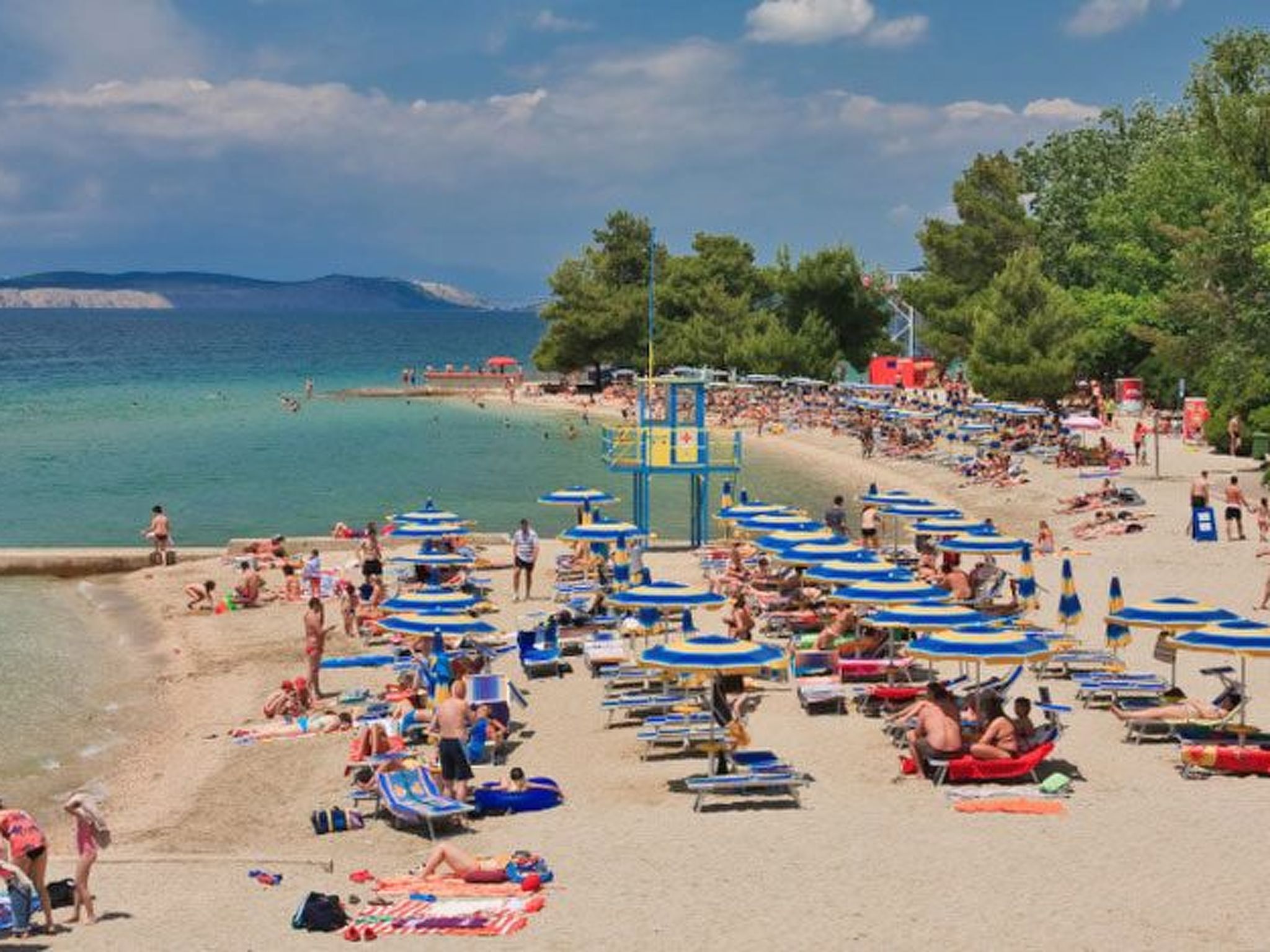 Wohnung in Crikvenica mit Terrasse-Binnen