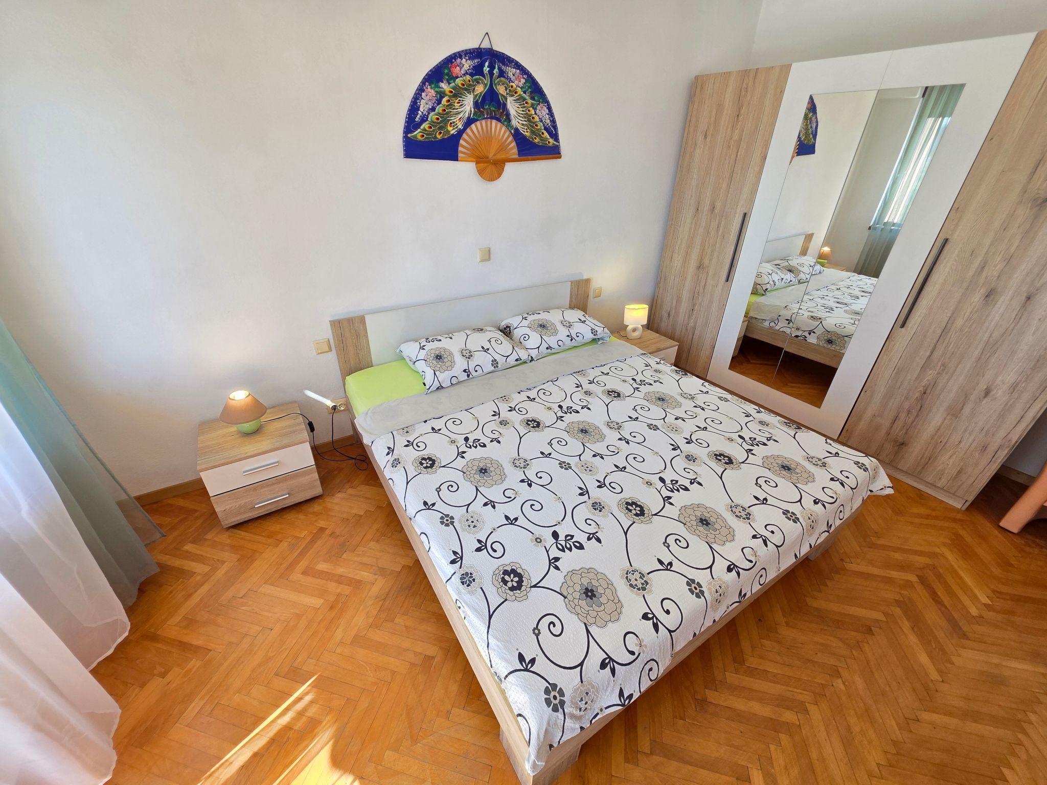 Wohnung mit Terrasse, 150 m vom Sandstrand entfernt-Drinnen