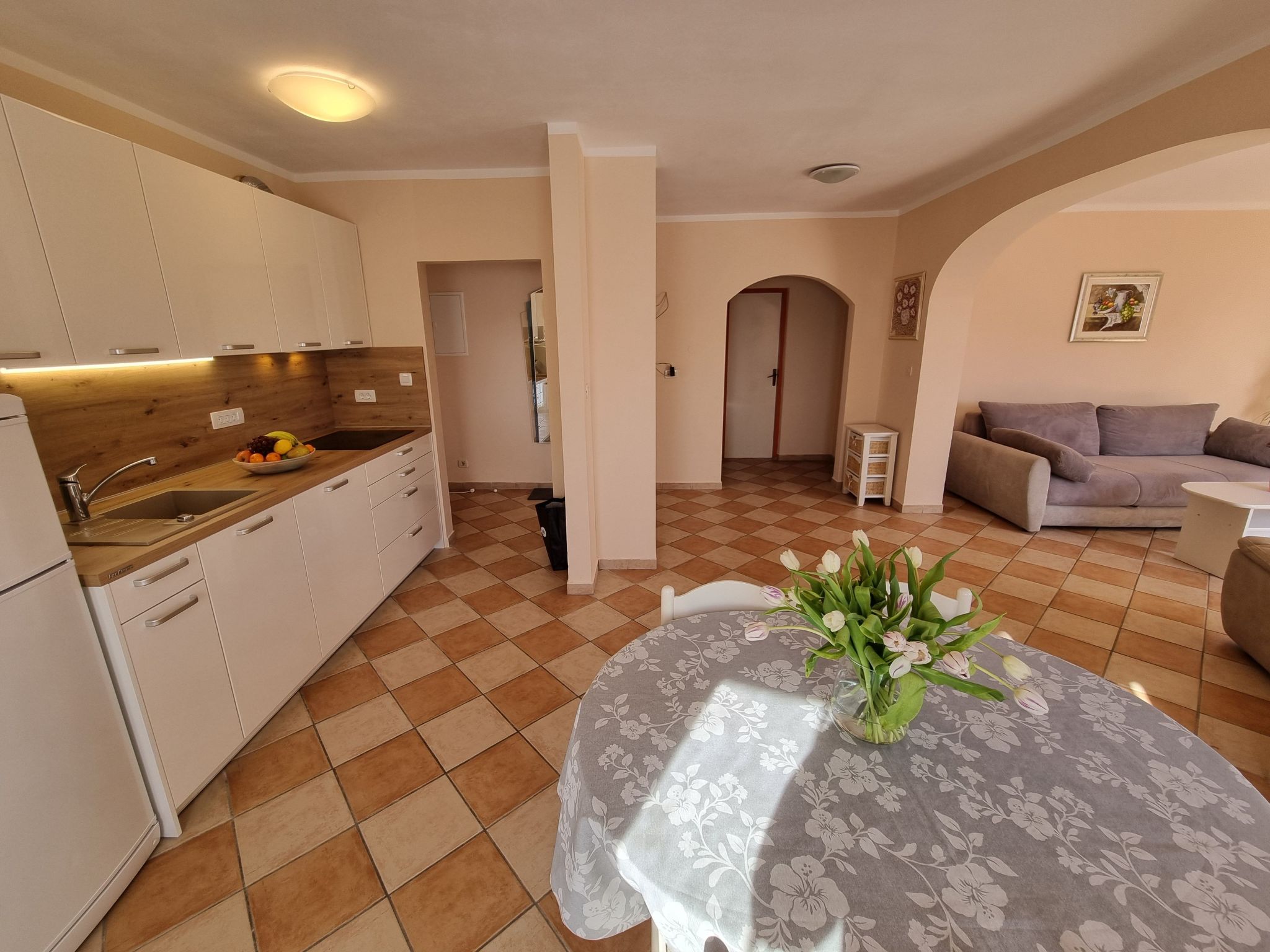 Wohnung in Crikvenica mit Balkon-Binnen