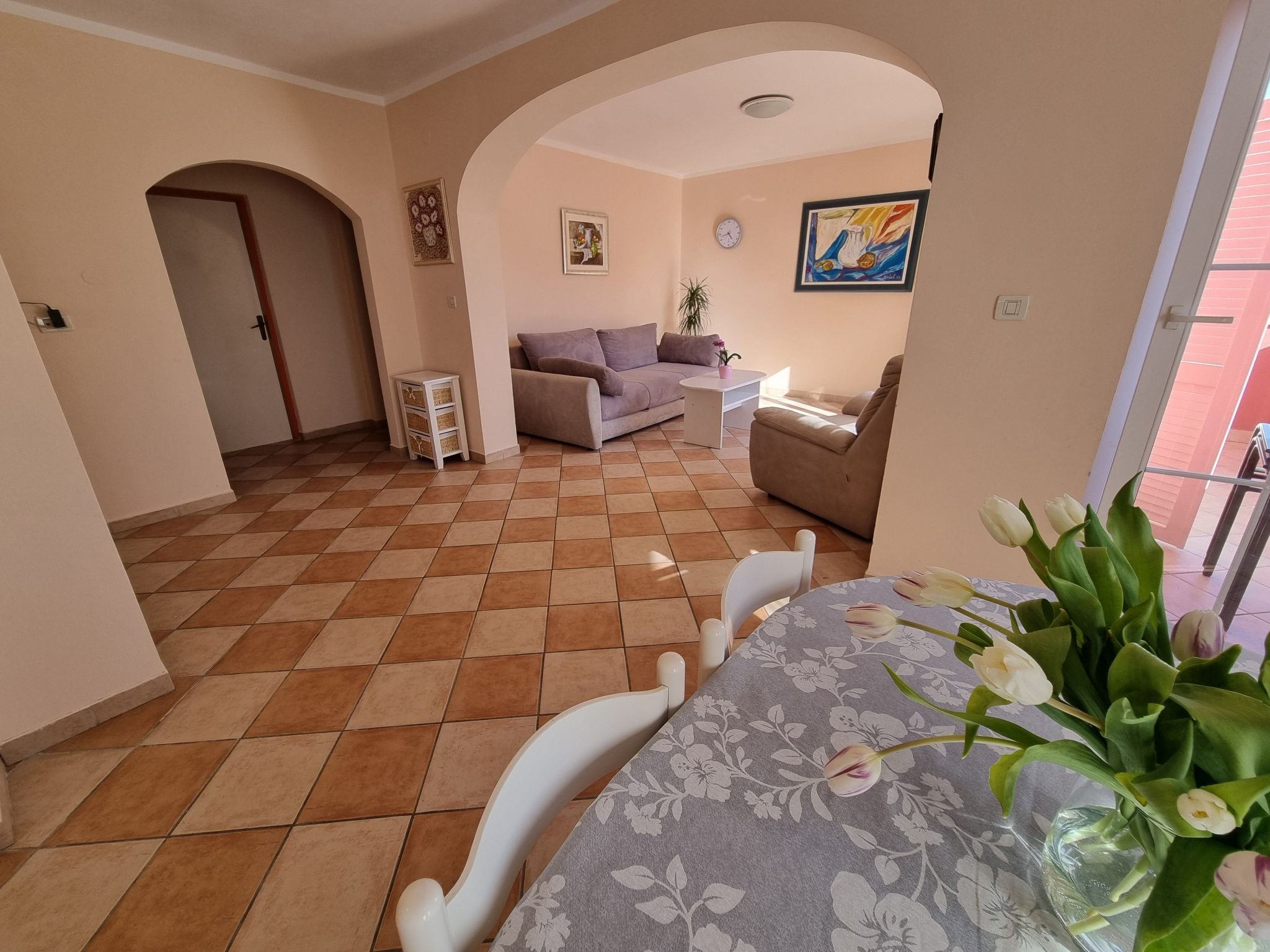 Wohnung in Crikvenica mit Balkon-Binnen