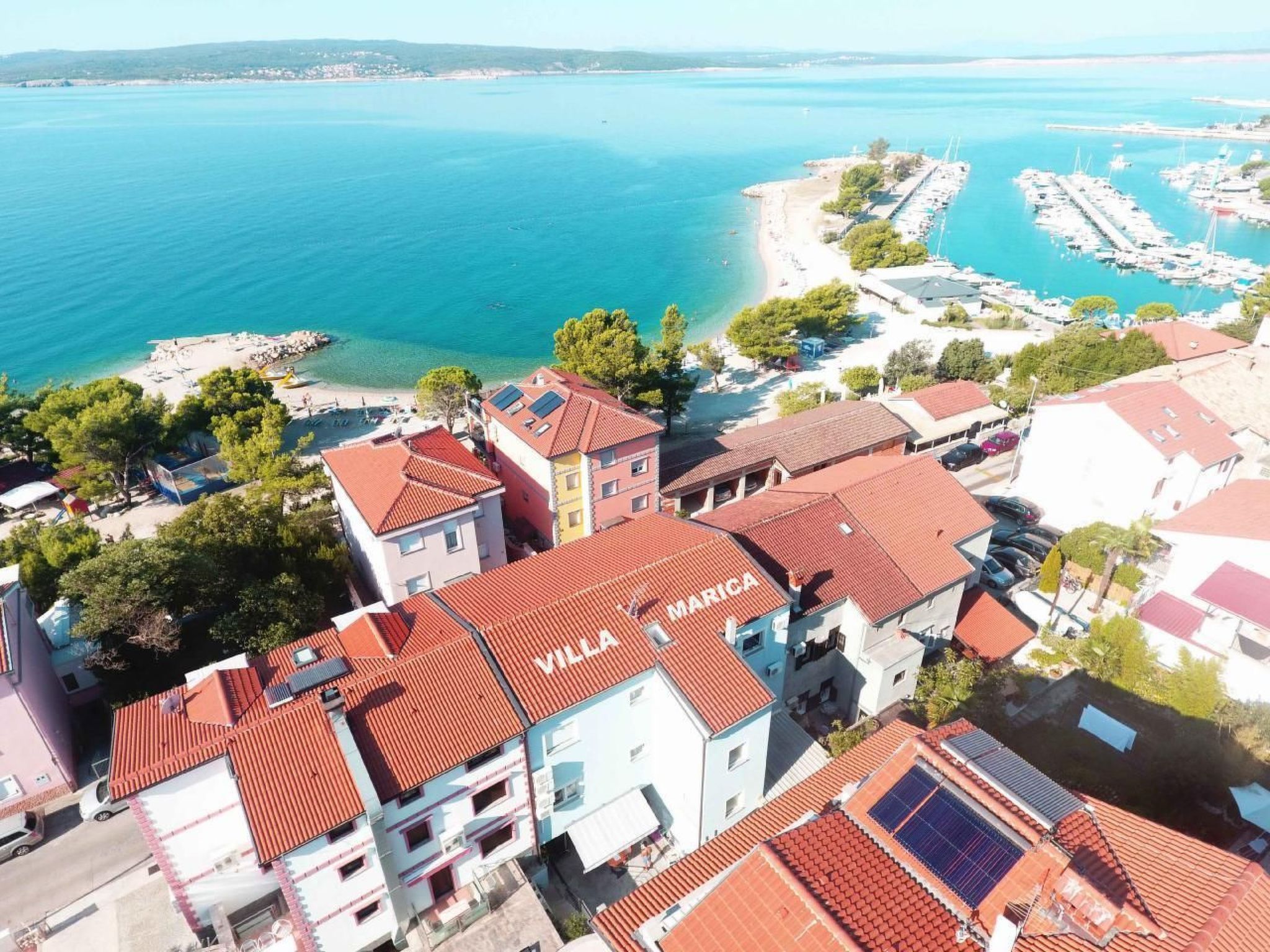 Studio-Appartement mit Blick auf das Wasser Villa in Cirkvenica Riviera