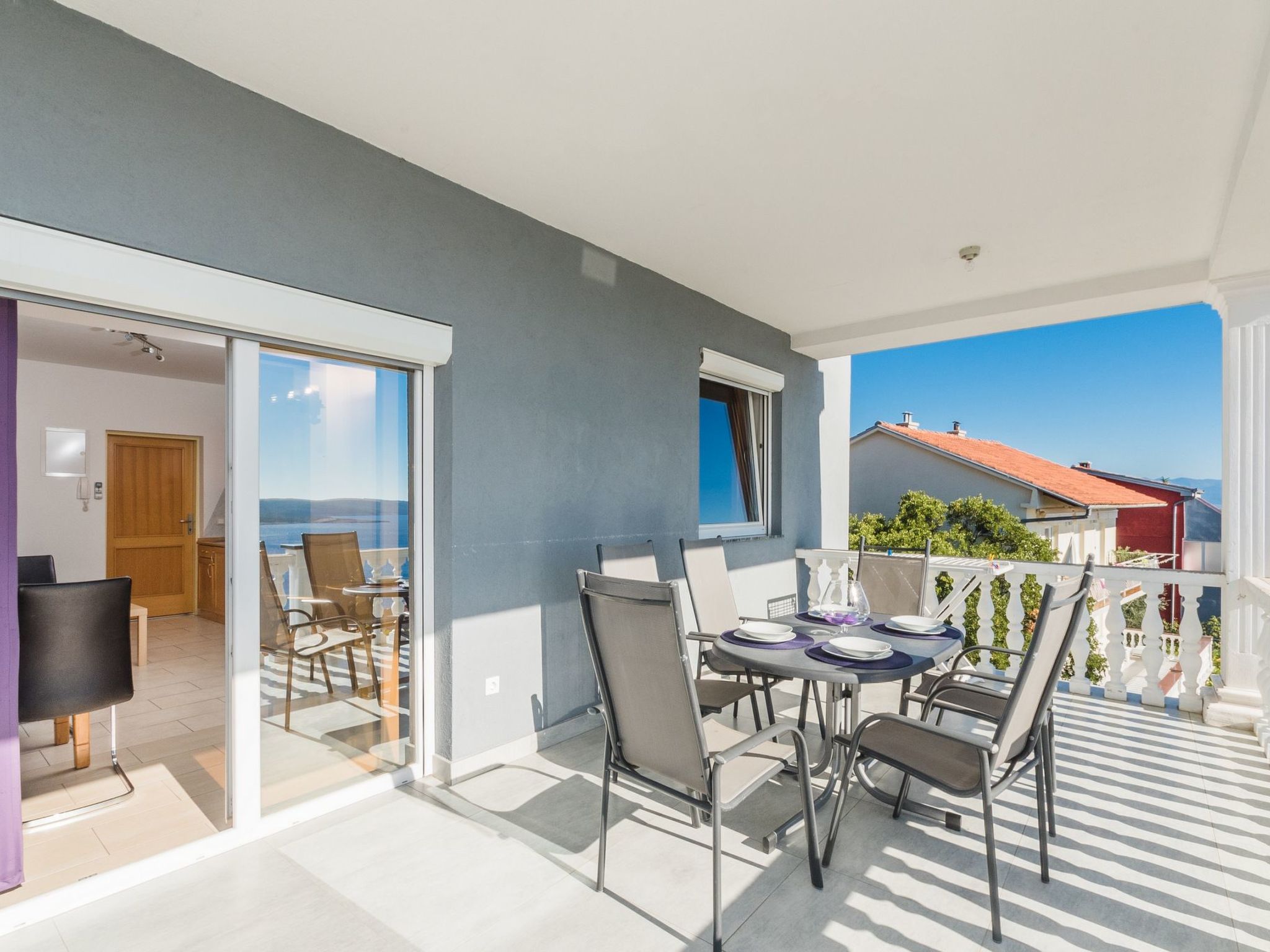 Tolle Wohnung mit Terrasse und Meerblick