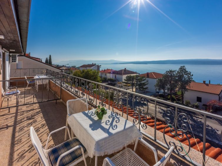 Wohnung In Crikvenica Mit Terrasse Mit Meerblick - Dramalj
