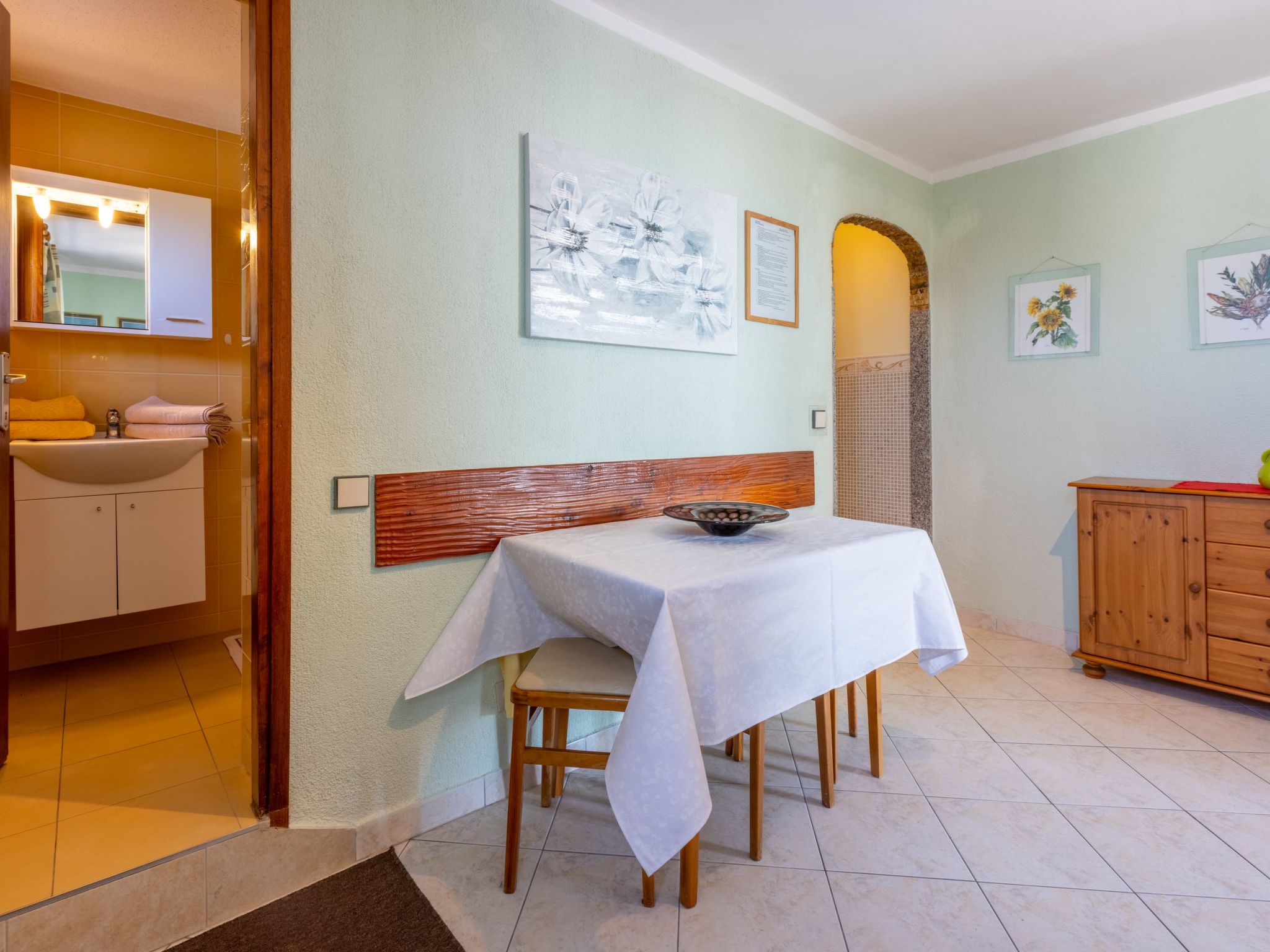 Wohnung in Crikvenica mit Terrasse mit Meerblick-Binnen