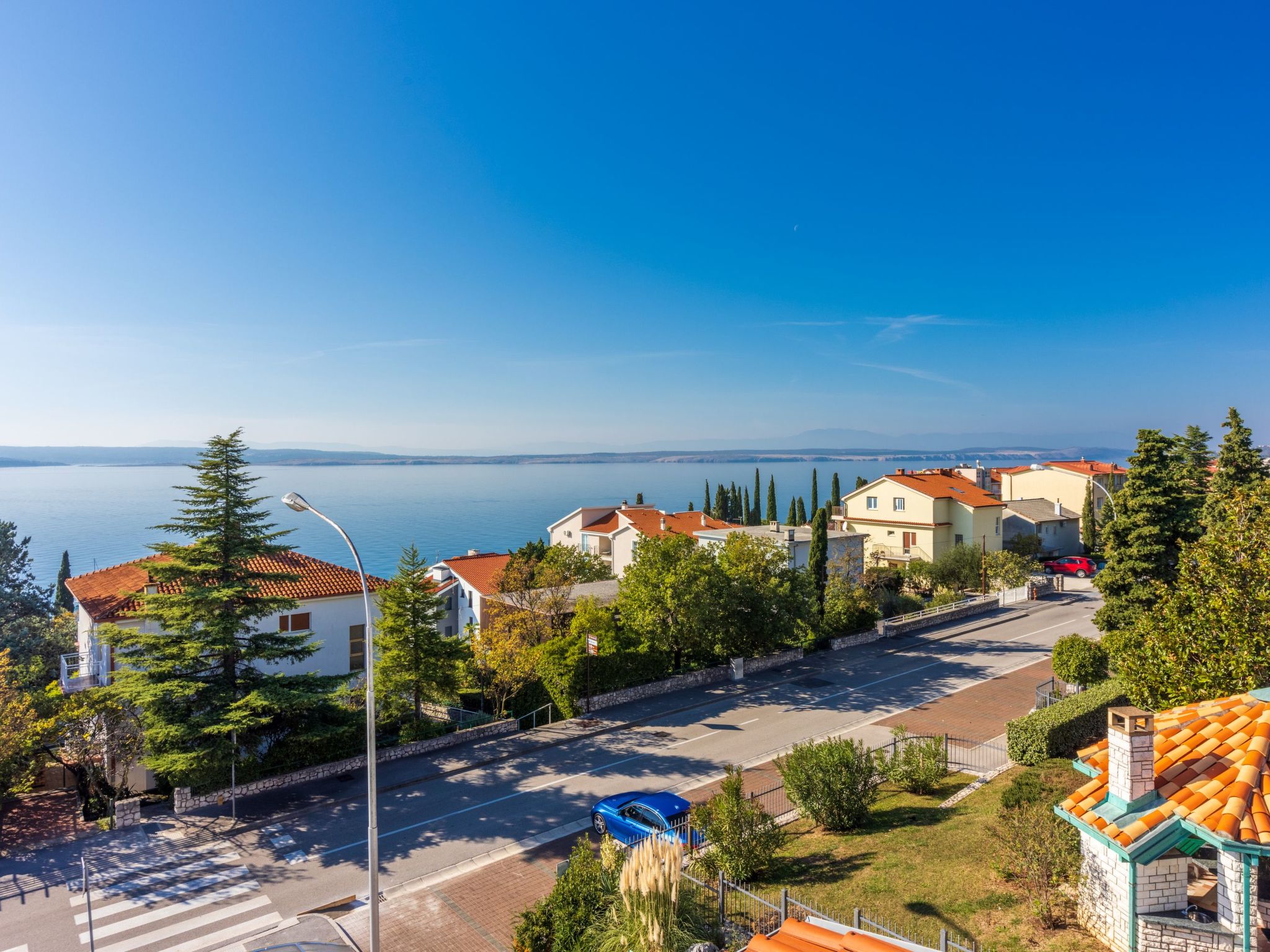 Wohnung in Crikvenica mit Terrasse mit Meerblick-Binnen