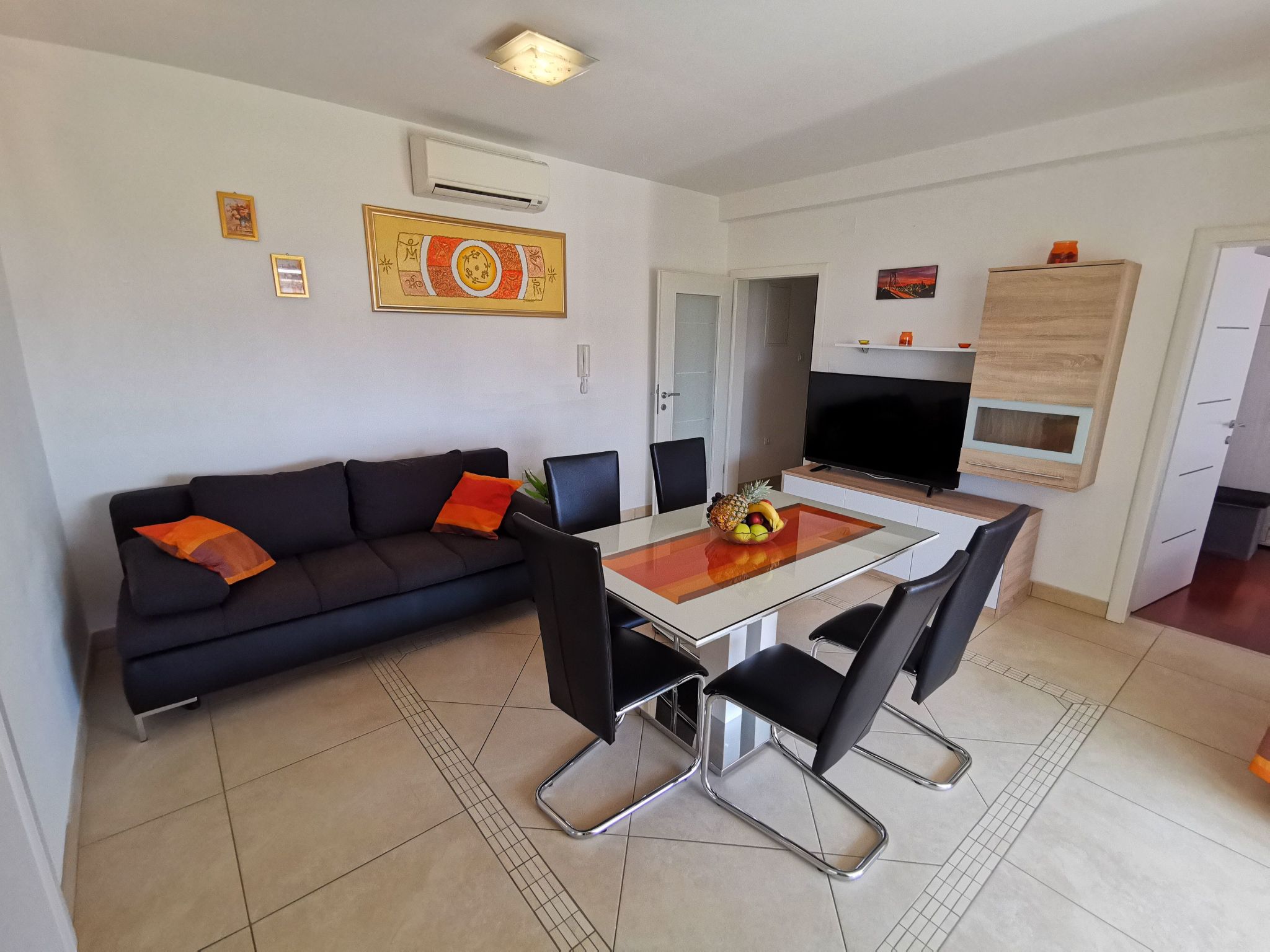 Wohnung 50m vom Strand entfernt, für 5 Personen-Binnen