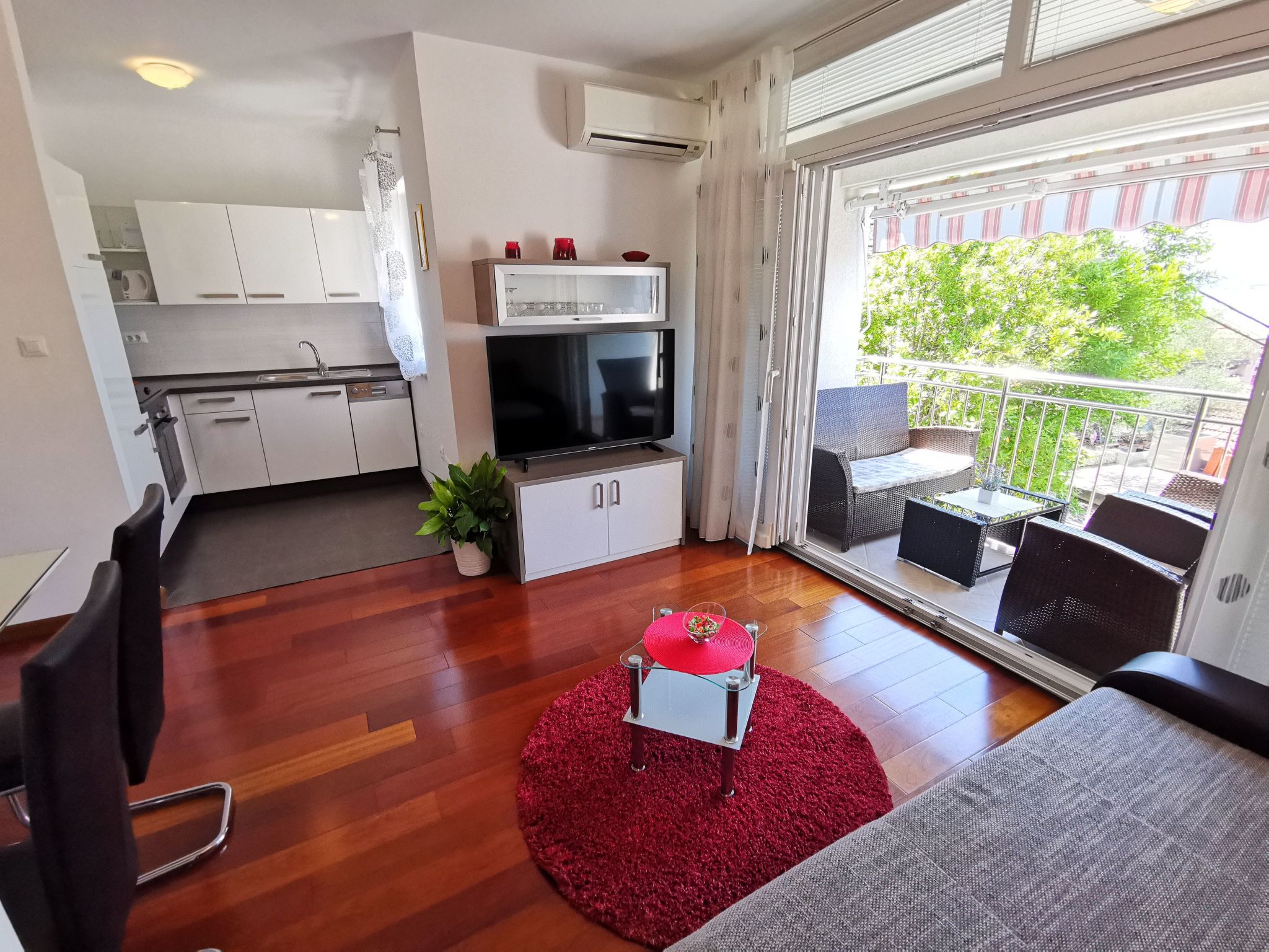 Wohnung für 4 Personen, 50m vom Strand entfernt-Binnen