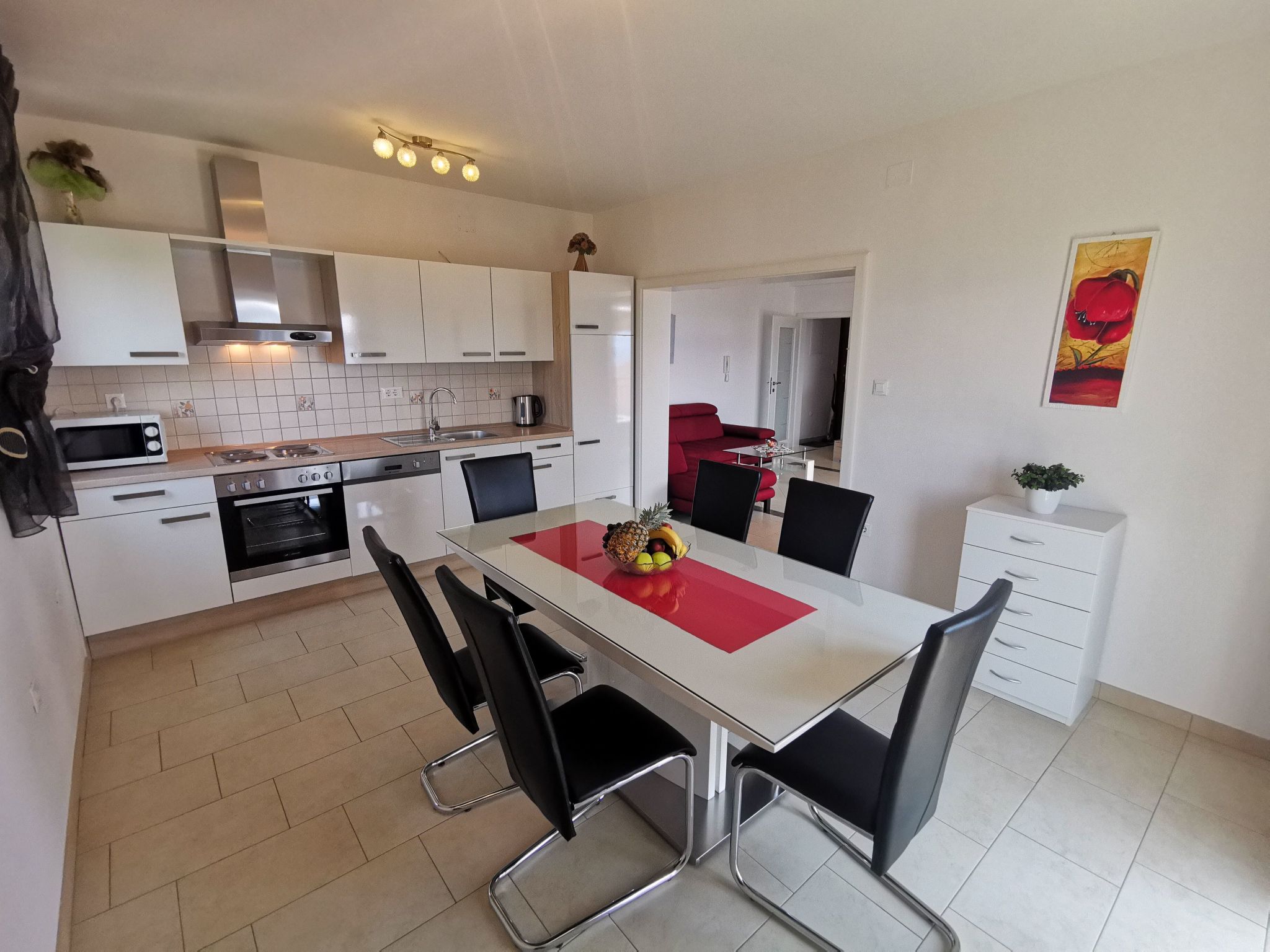 Wohnung mit Meerblick, 50m vom Strand entfernt-Binnen