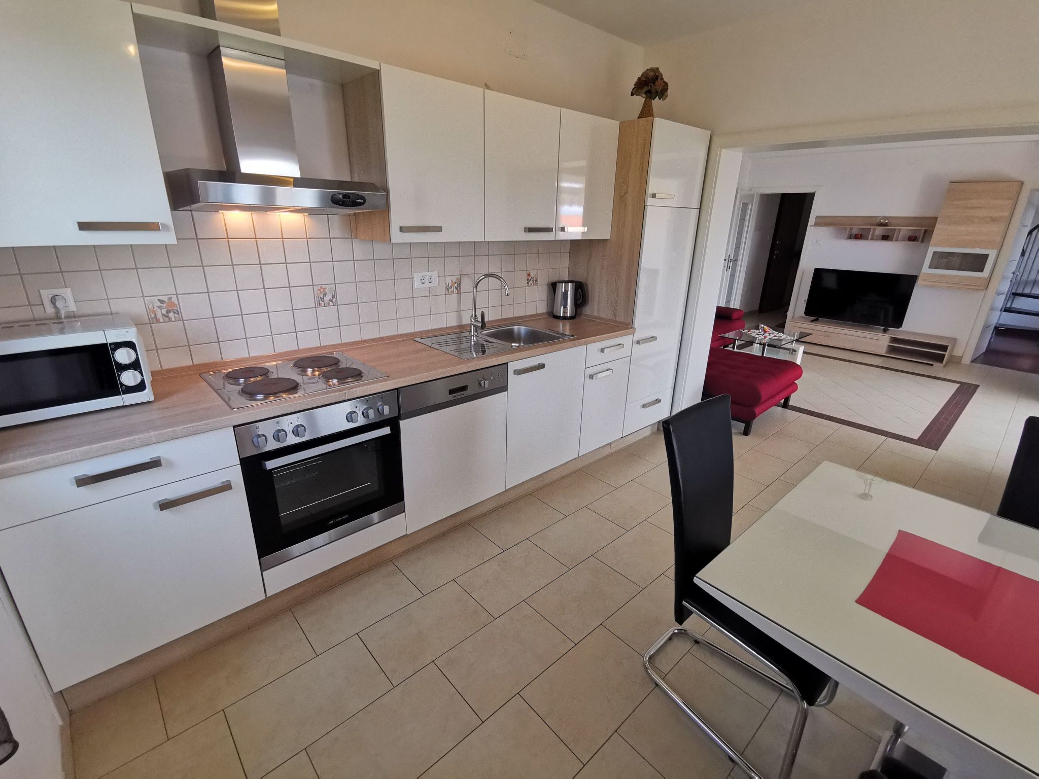 Wohnung mit Meerblick, 50m vom Strand entfernt-Binnen