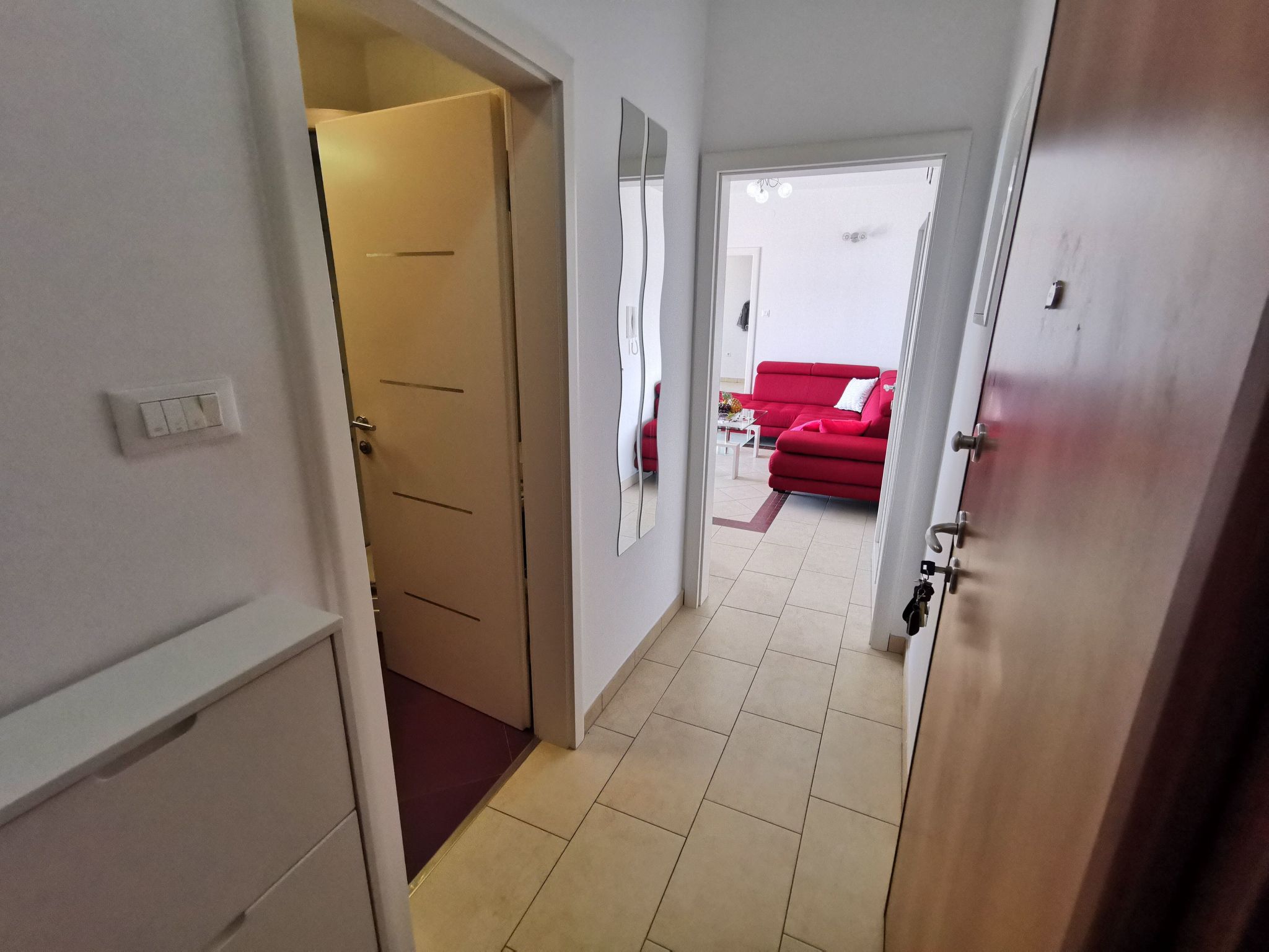 Wohnung mit Meerblick, 50m vom Strand entfernt-Binnen