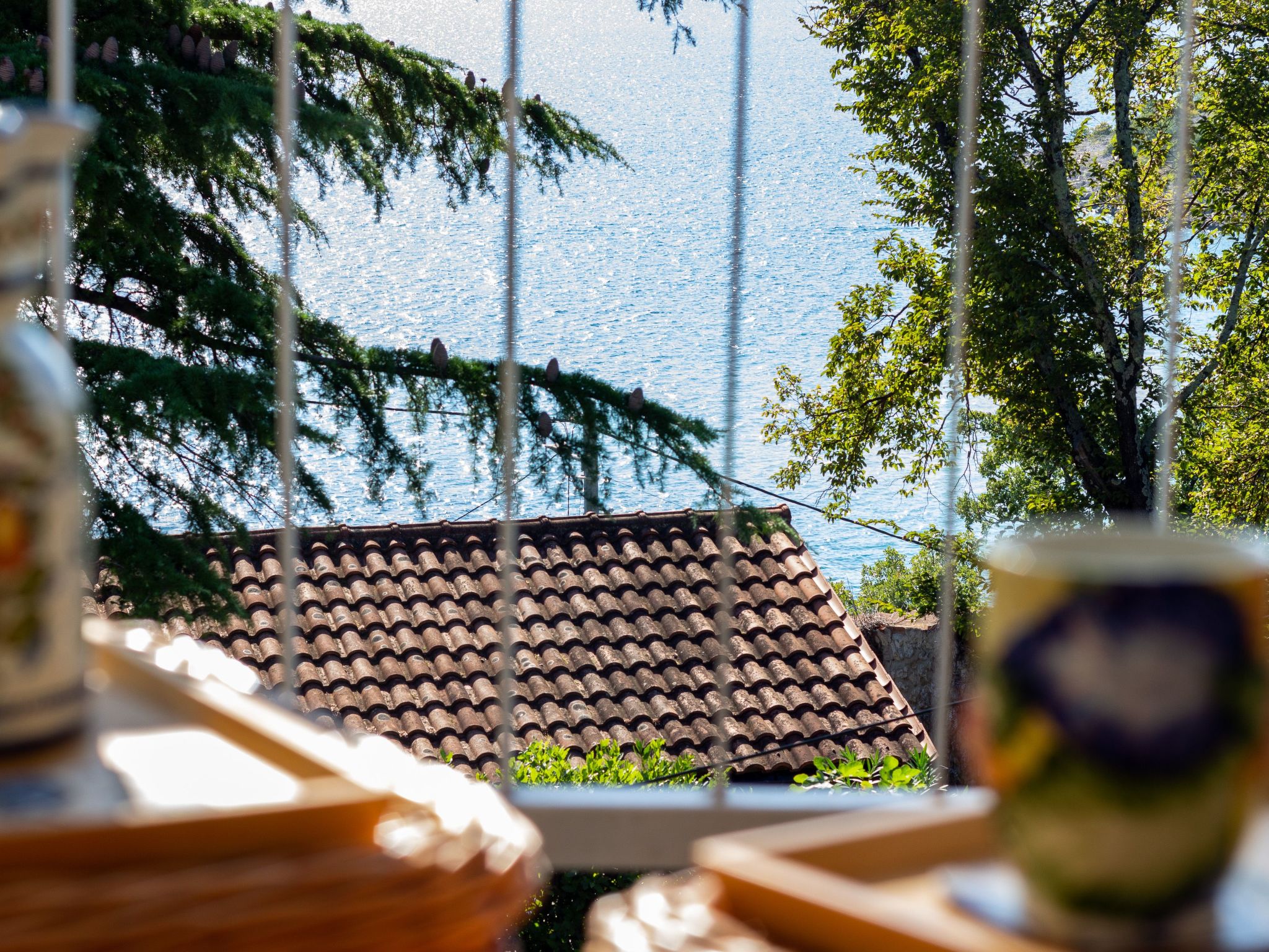 Appartement in Jadranovo mit Garten und Grill-Draußen