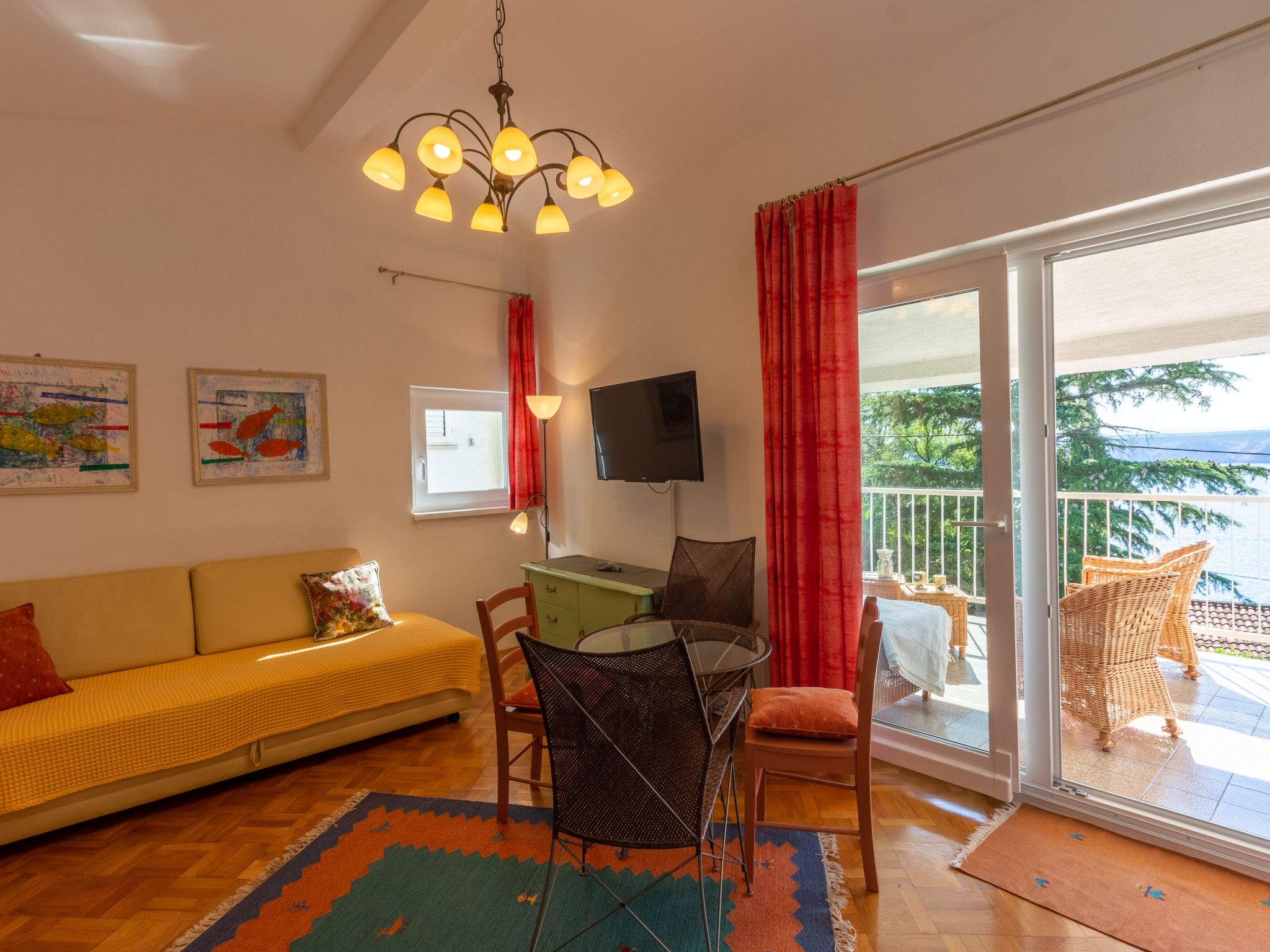 Appartement in Jadranovo mit Garten und Grill-Image-tags.info