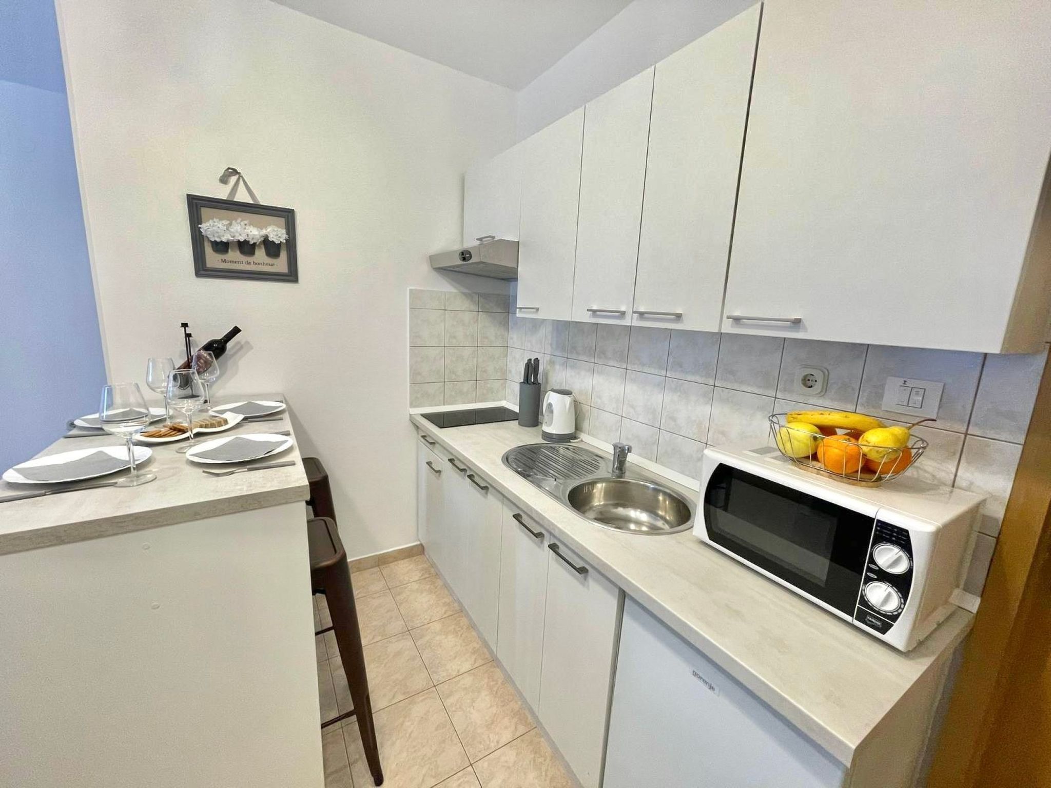 Wohnung in Jadranovo mit Schönem Balkon-Binnen