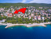 Romantisch verblijf aan zee met jacuzzi in Dramalj, vlakbij Crikvenica - thumbnail 6