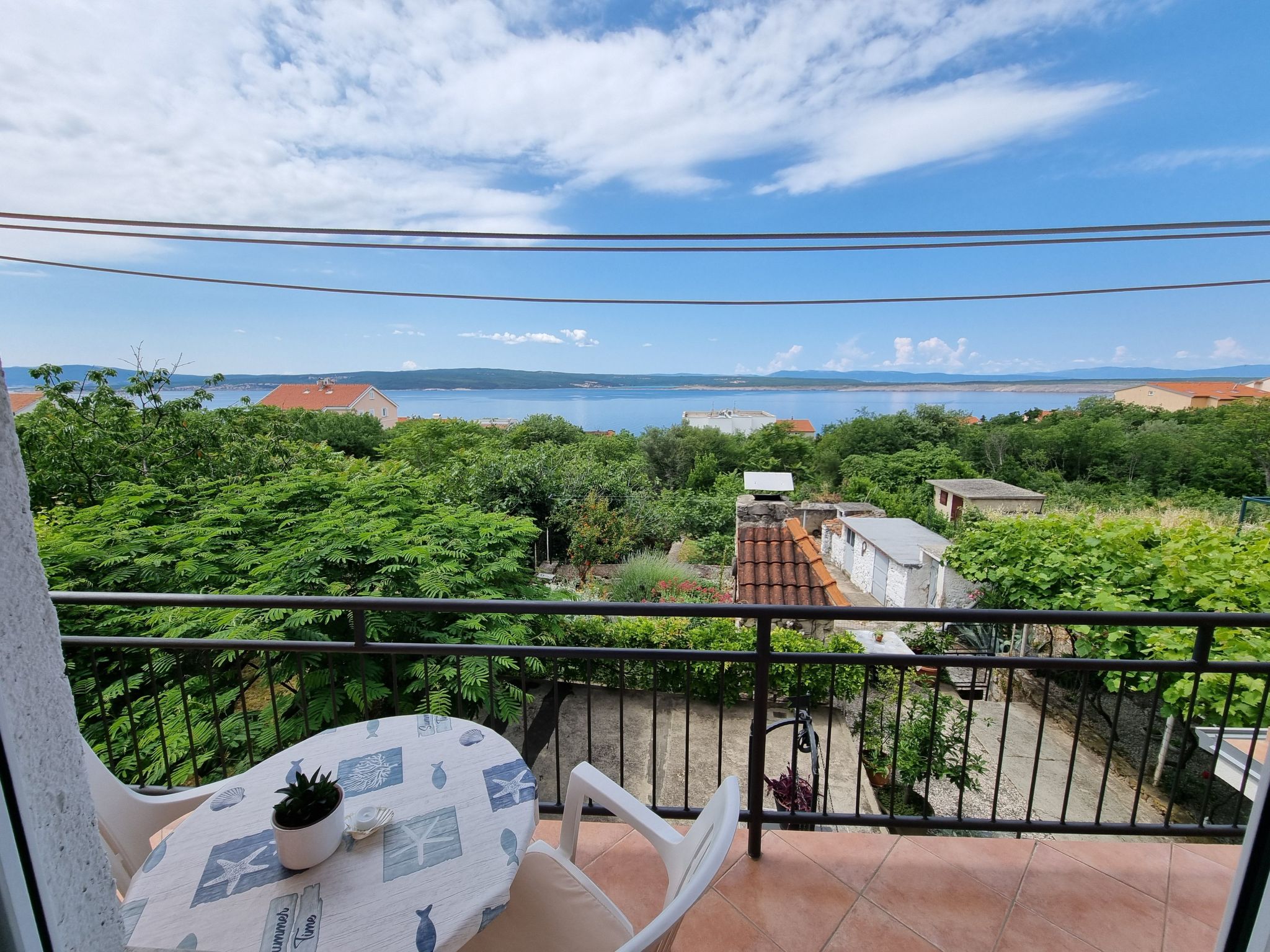 Wohnung für 3 Personen, mit Balkon und Meerblick-Binnen