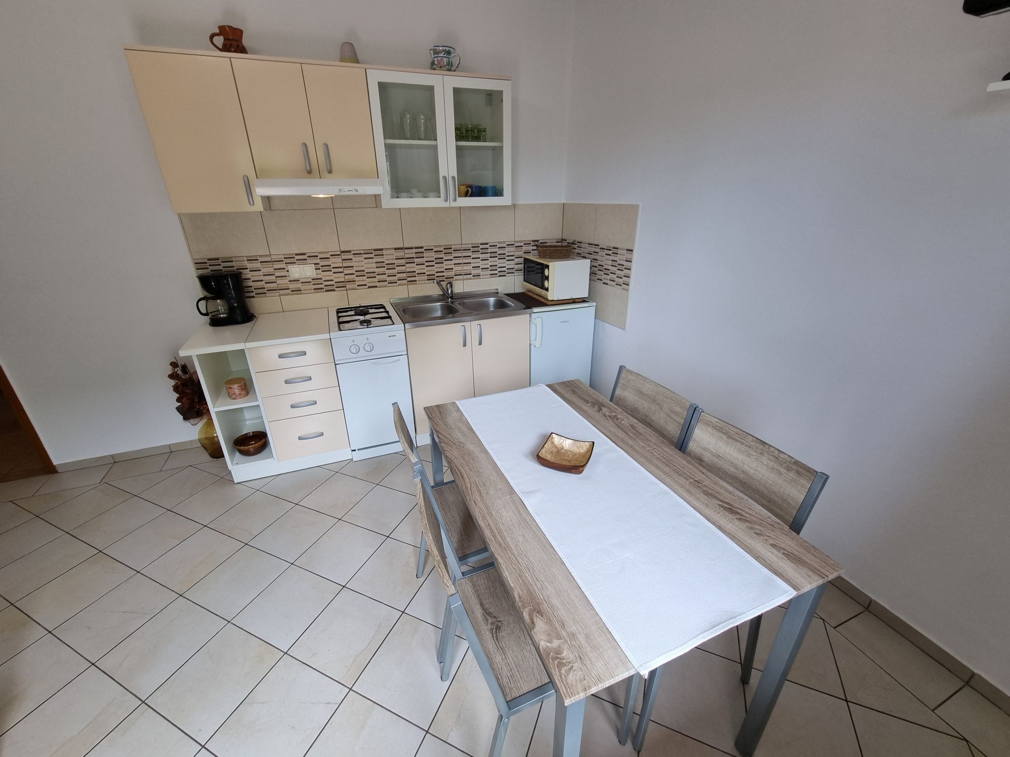 Wohnung für 3 Personen, mit Balkon und Meerblick-Binnen