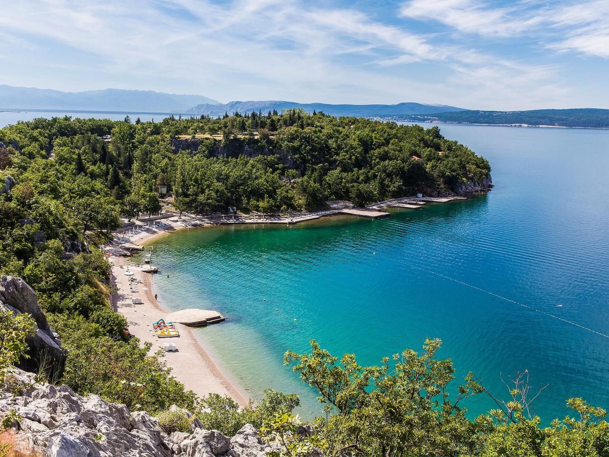 Haus in Dramalj mit gemeinschaftlichem Pool-Binnen