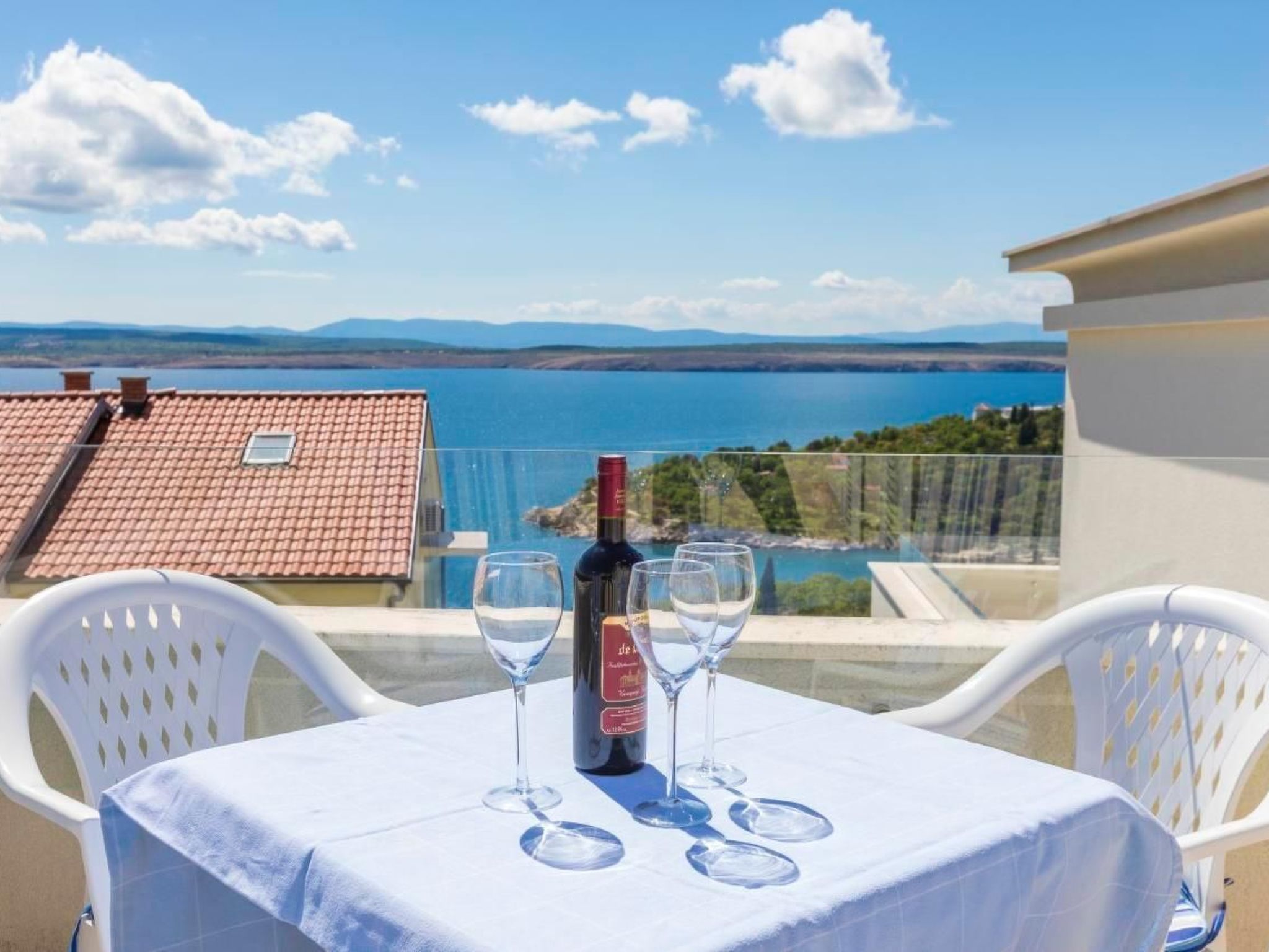 Appartement in Dramalj mit Eigenem Balkon Apartment in Cirkvenica Riviera