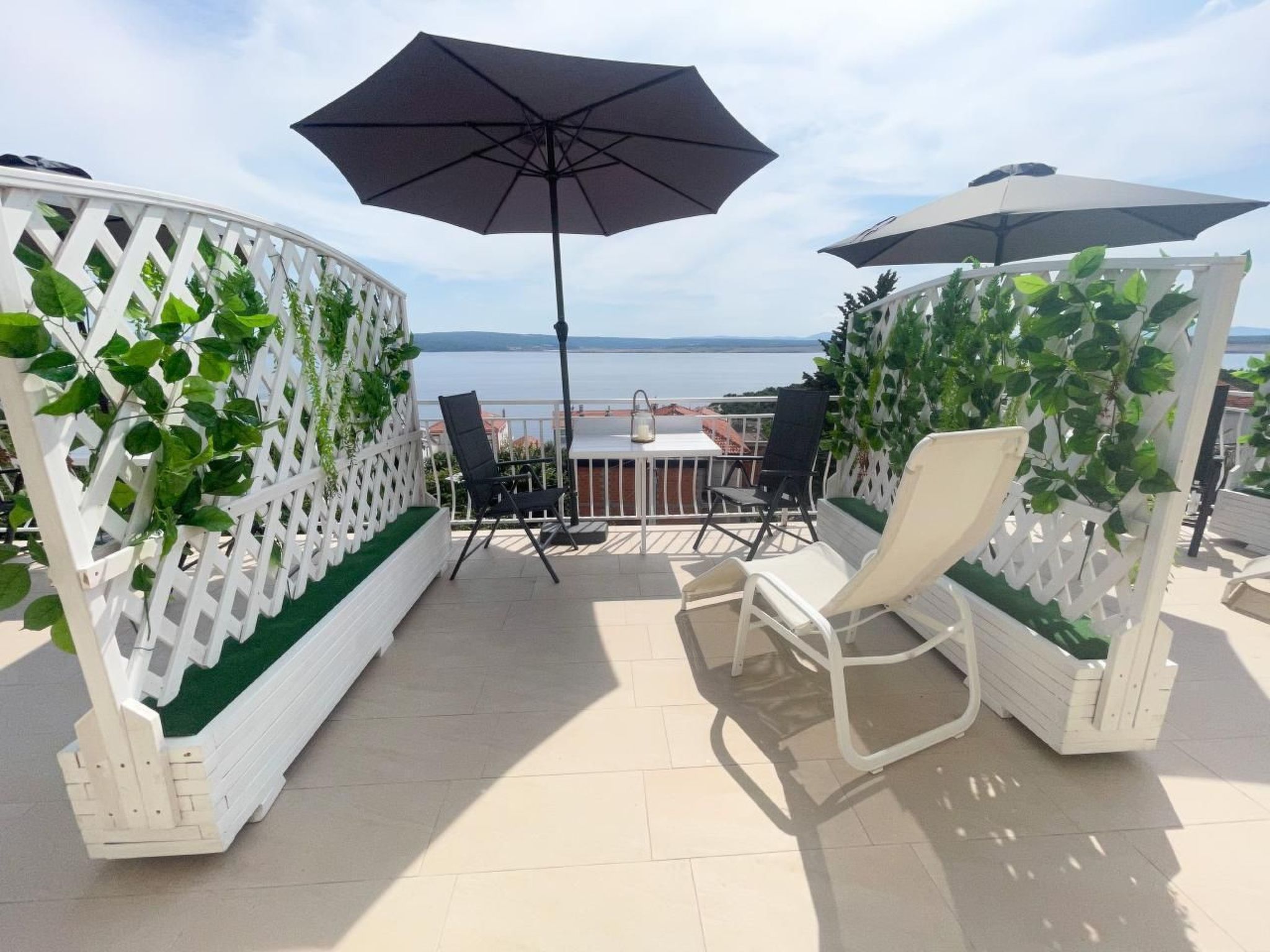 Wohnung in Dramalj und Meerblick-Draußen