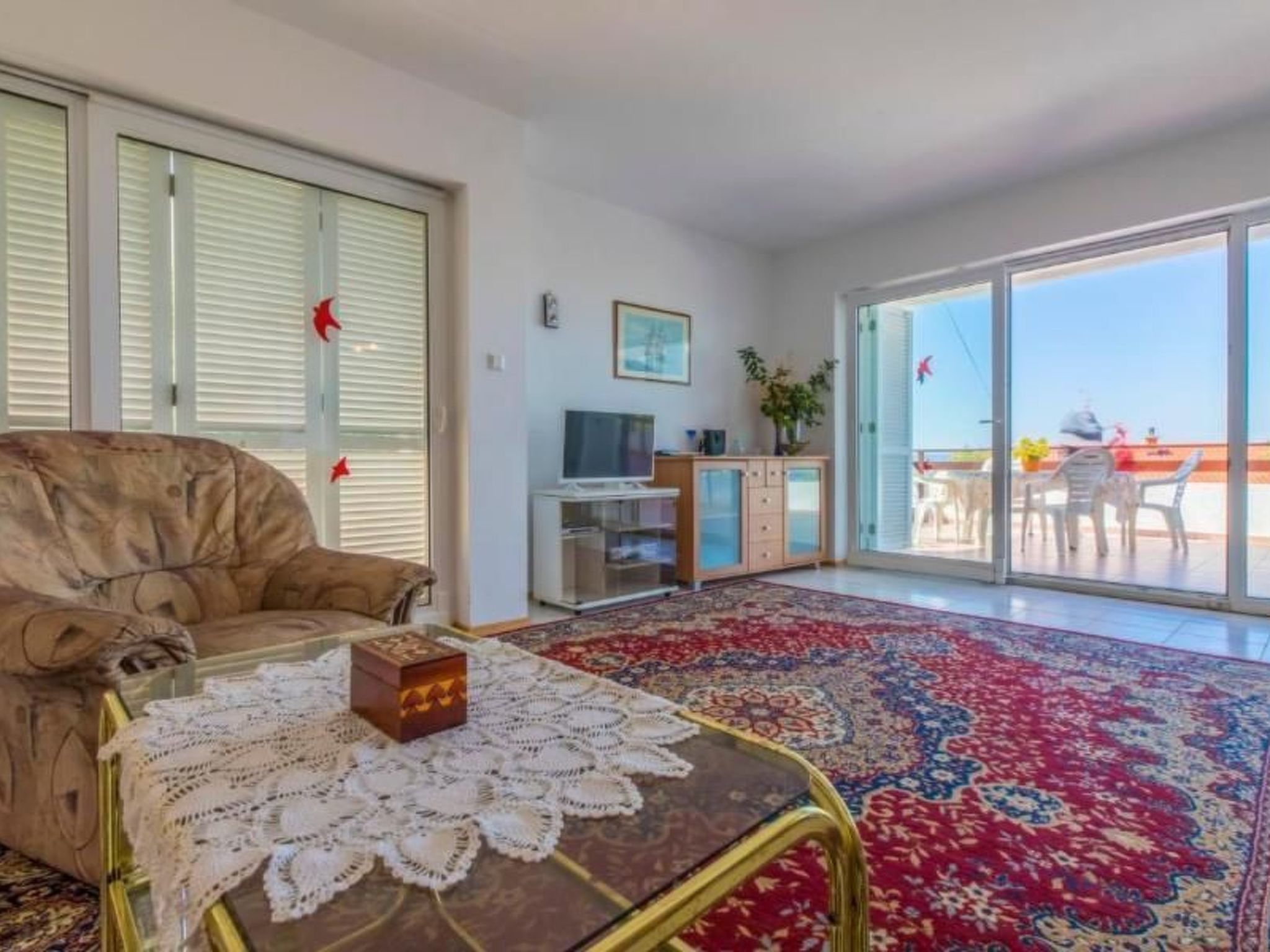 Appartement in Dramalj mit Möbliertem Balkon-Drinnen