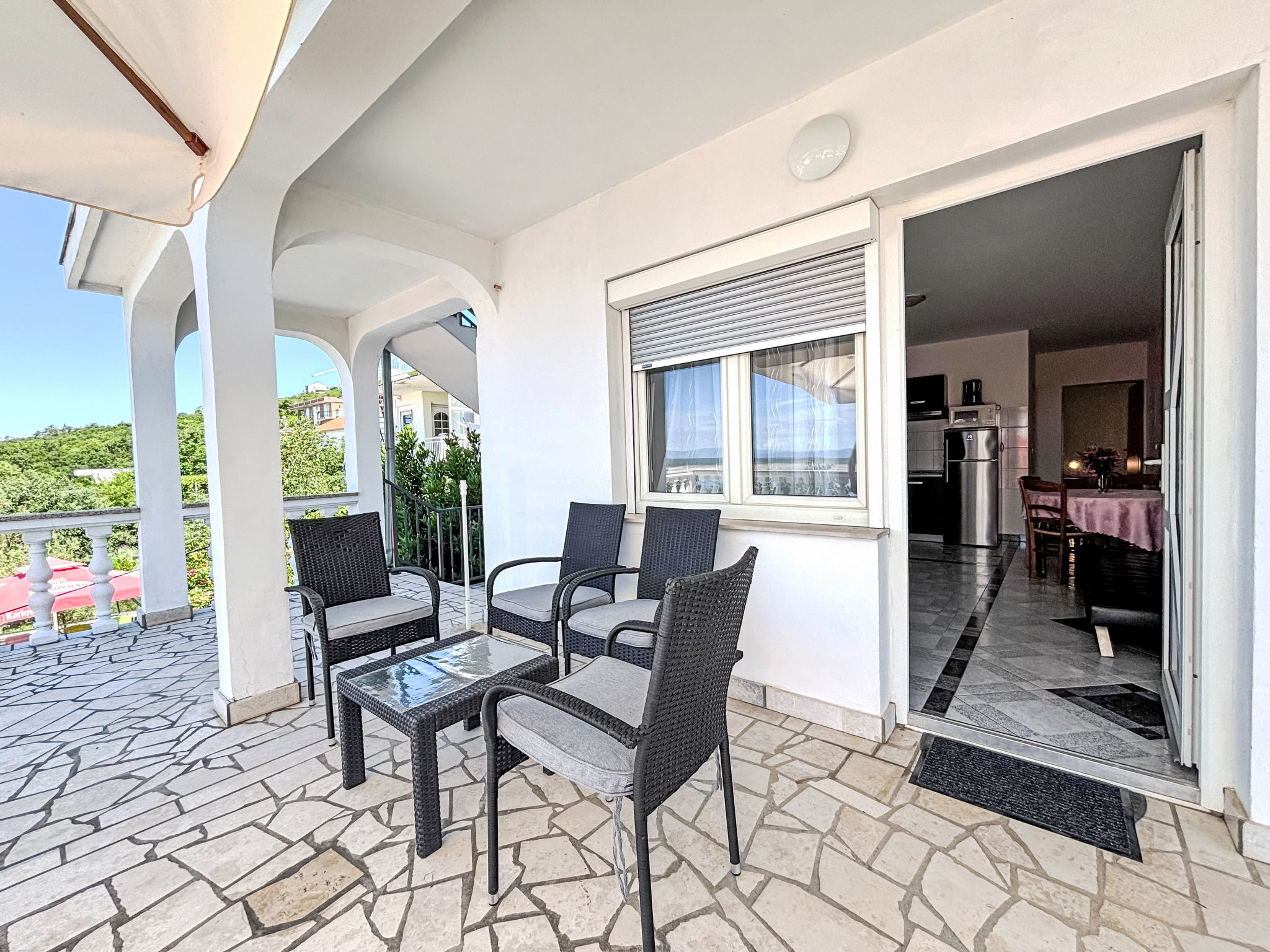 Appartement in Dramalj mit Möbliertem Balkon