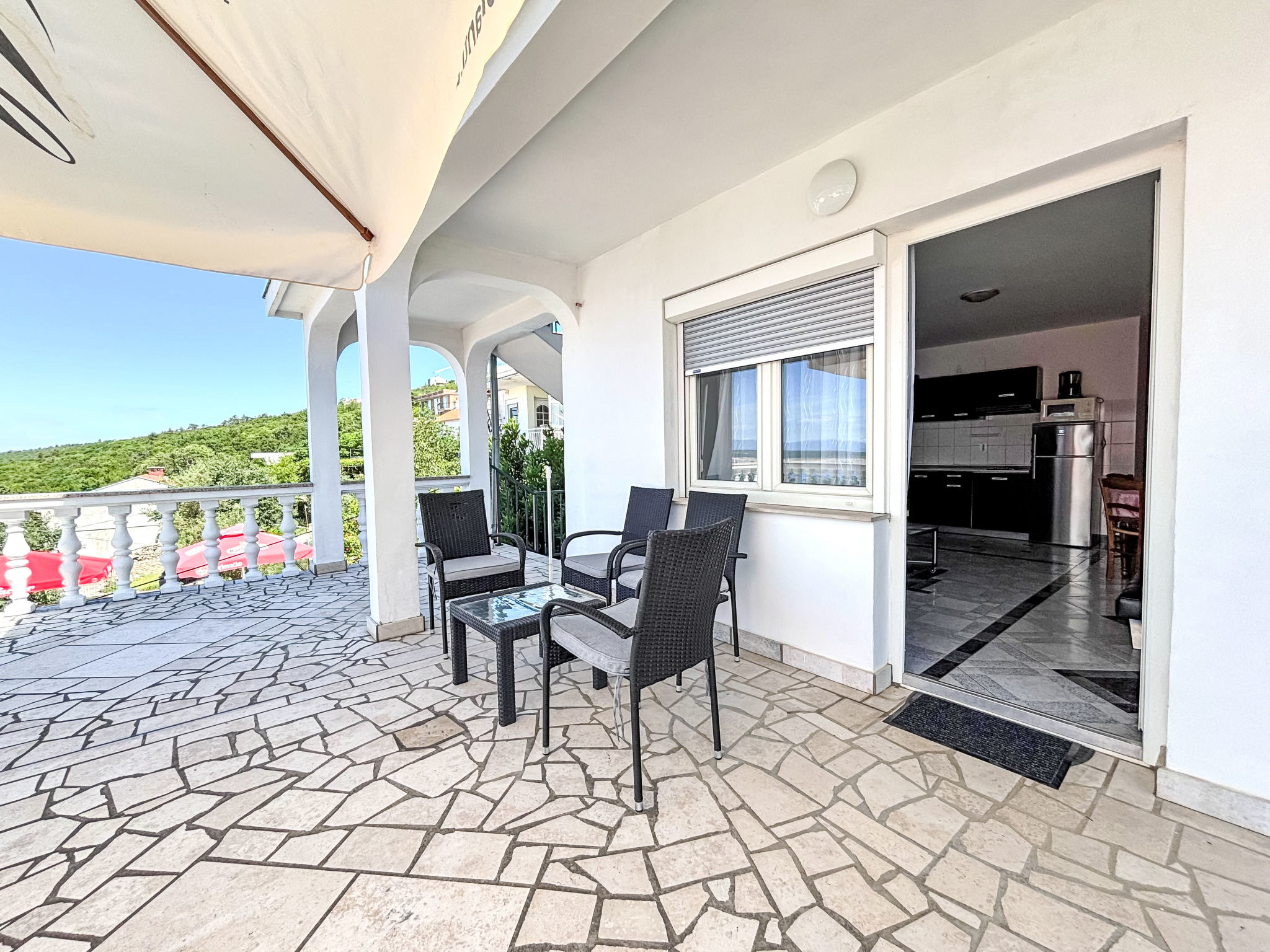 Appartement in Dramalj mit Möbliertem Balkon