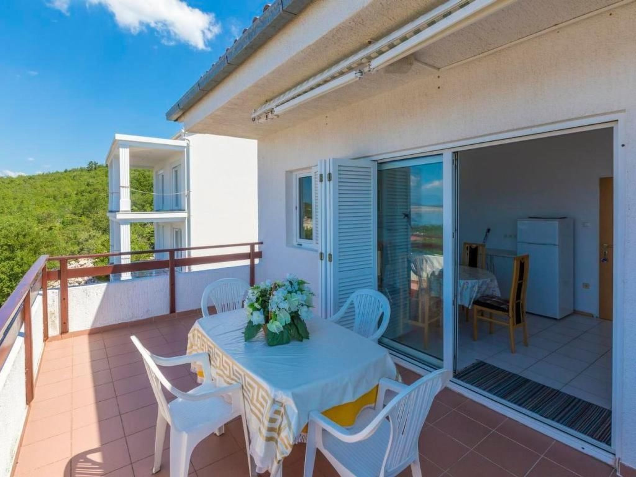 Appartement in Dramalj mit Möbliertem Balkon und Neben dem Strand
