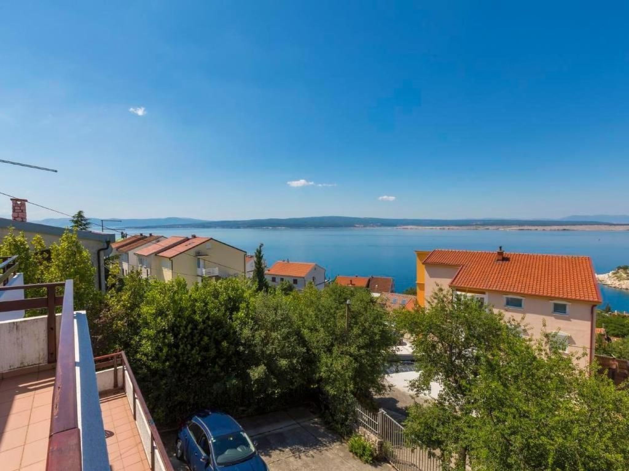 Appartement in Dramalj mit Möbliertem Balkon und Neben dem Strand-Draußen