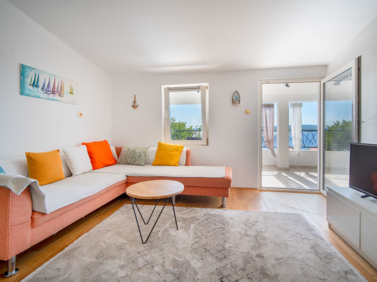 Wellness en zeezicht in appartement Bruno in Selce in Selce