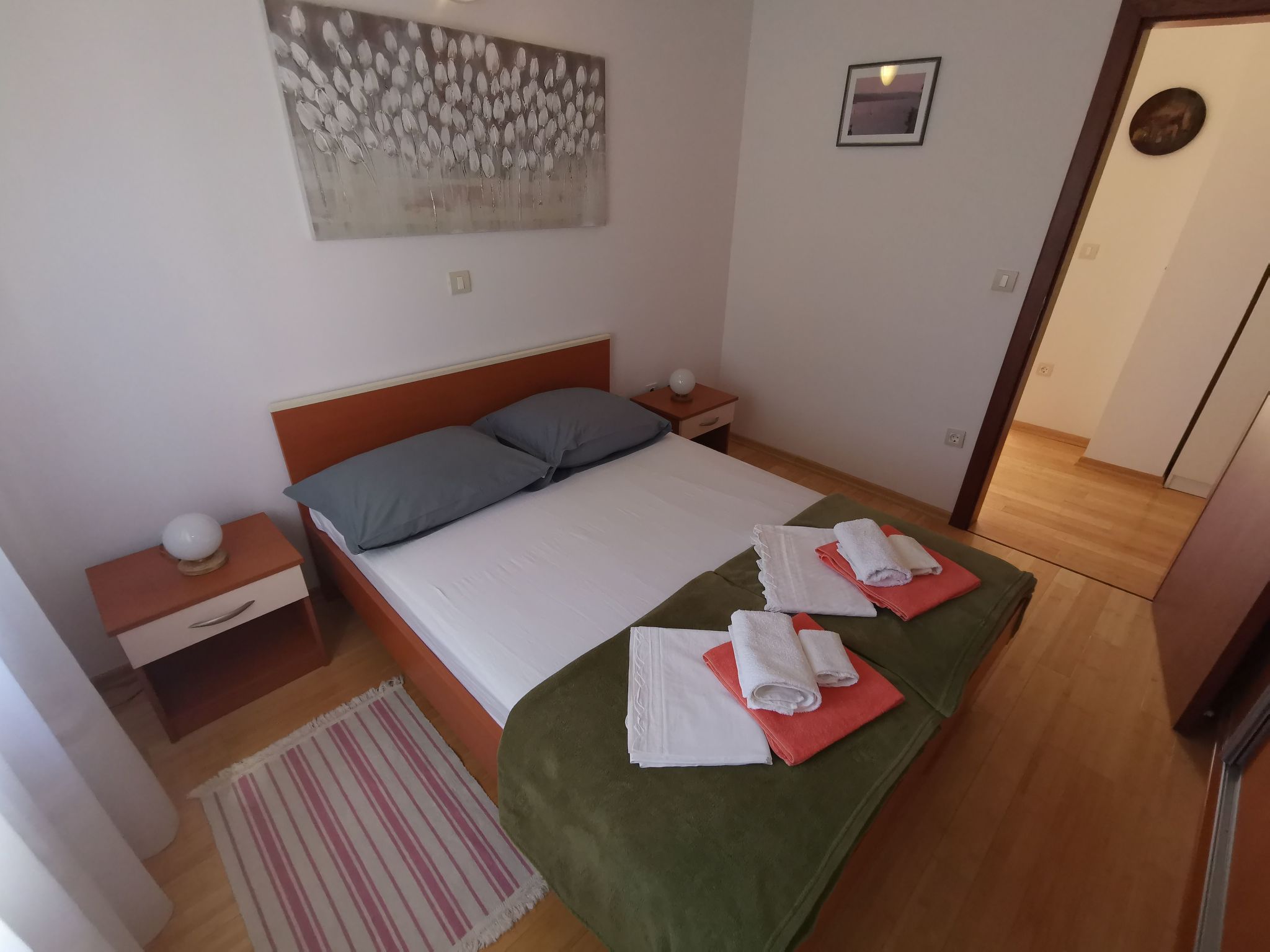 Wohnung für 6 Personen mit Terrasse und Meerblick-Dedans