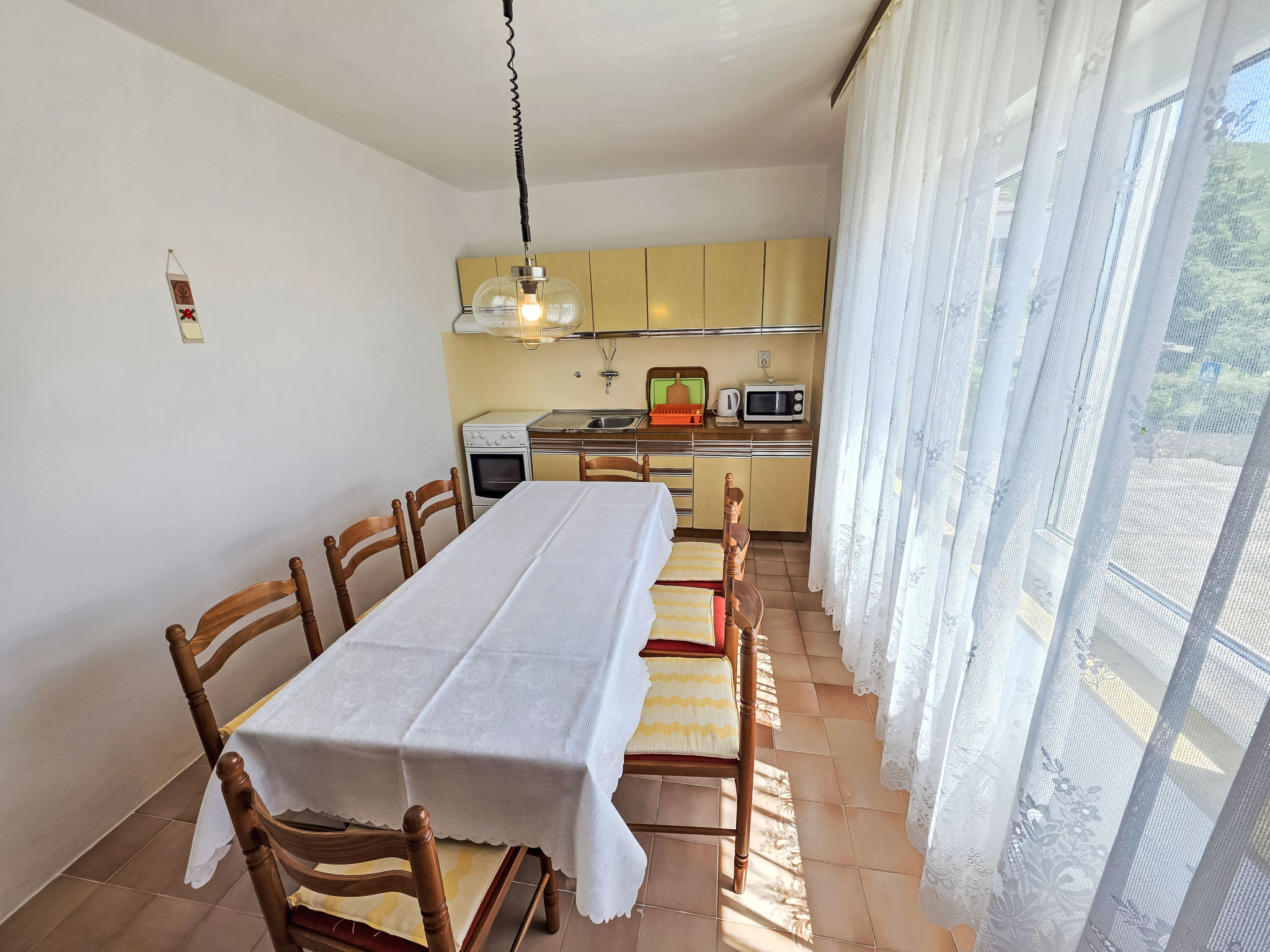 Wohnung in Selce für 6 Personen mit Meerblick - Binnen